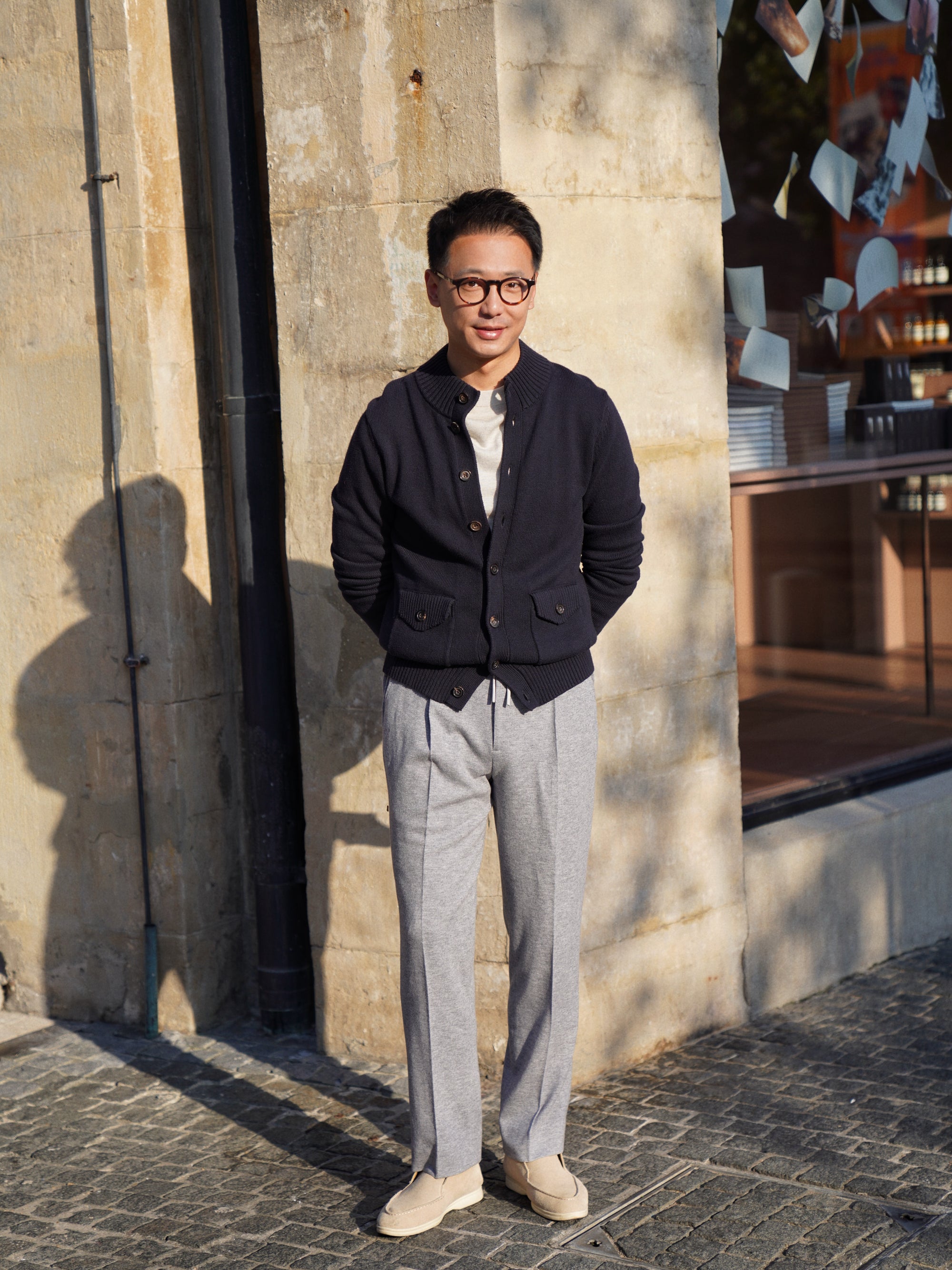 Knitted Wool Drawstring Trousers #991 #992 #993
