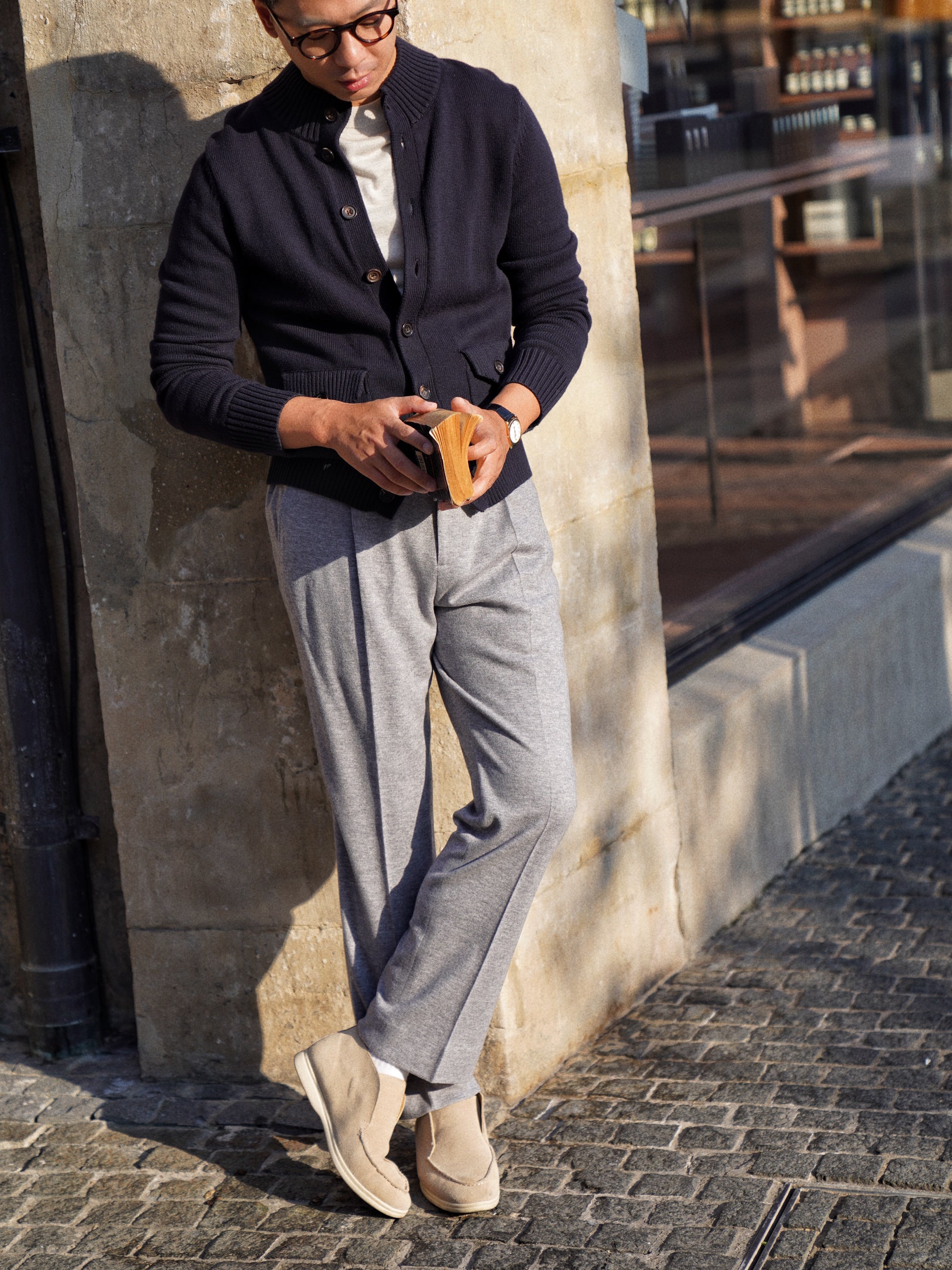 Knitted Wool Drawstring Trousers #991 #992 #993