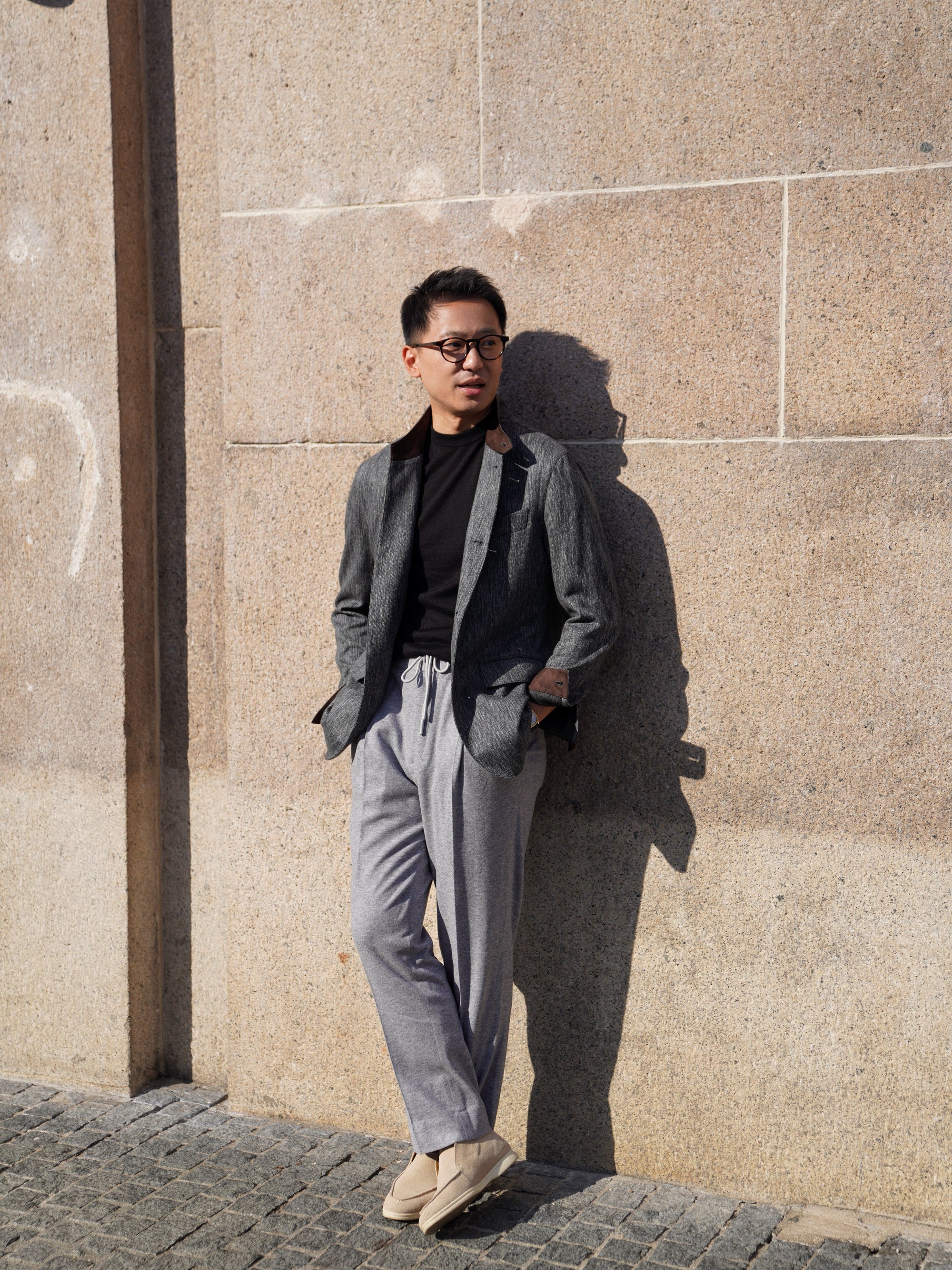 Knitted Wool Drawstring Trousers #991 #992 #993