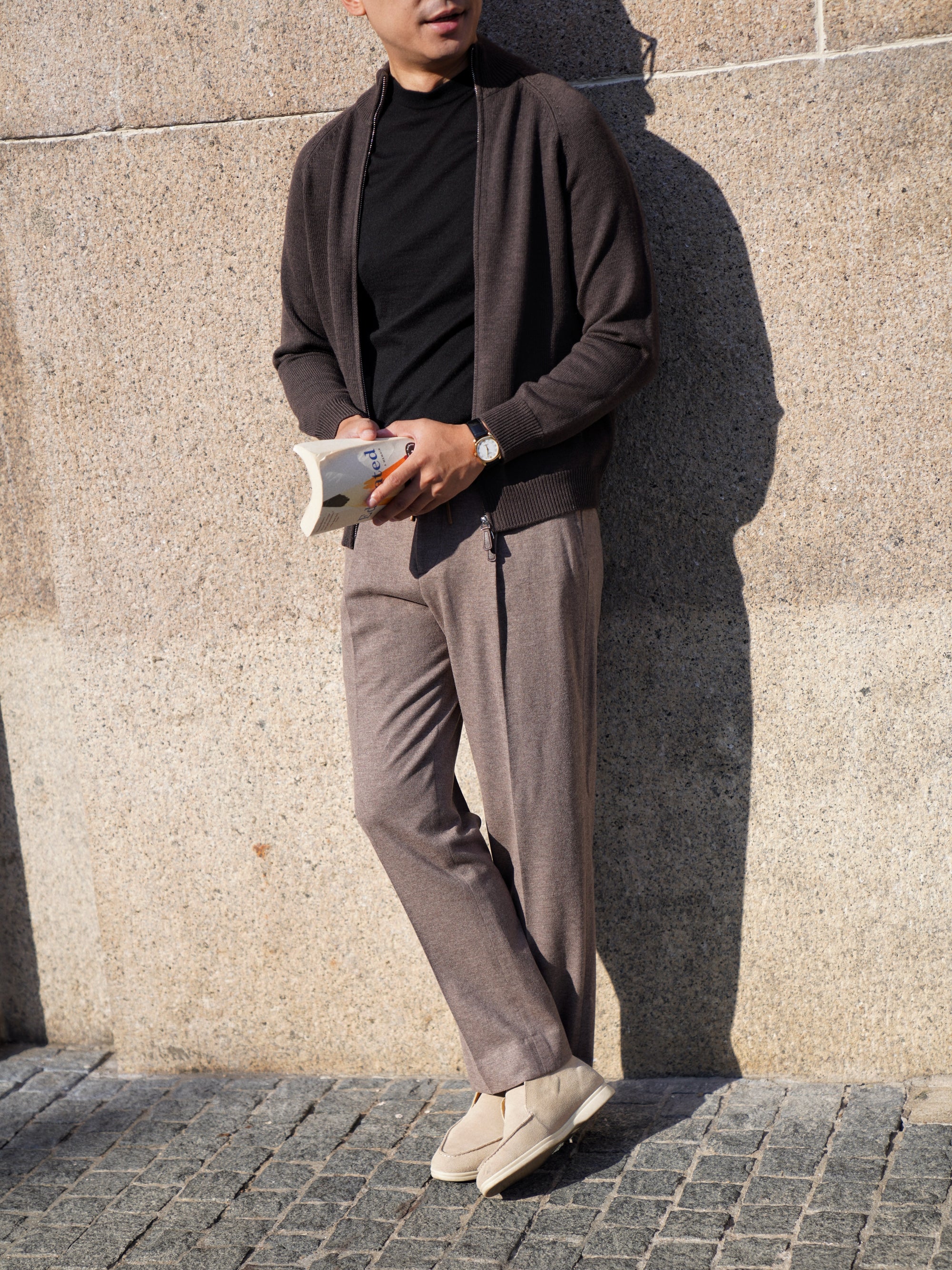 Knitted Wool Drawstring Trousers #991 #992 #993