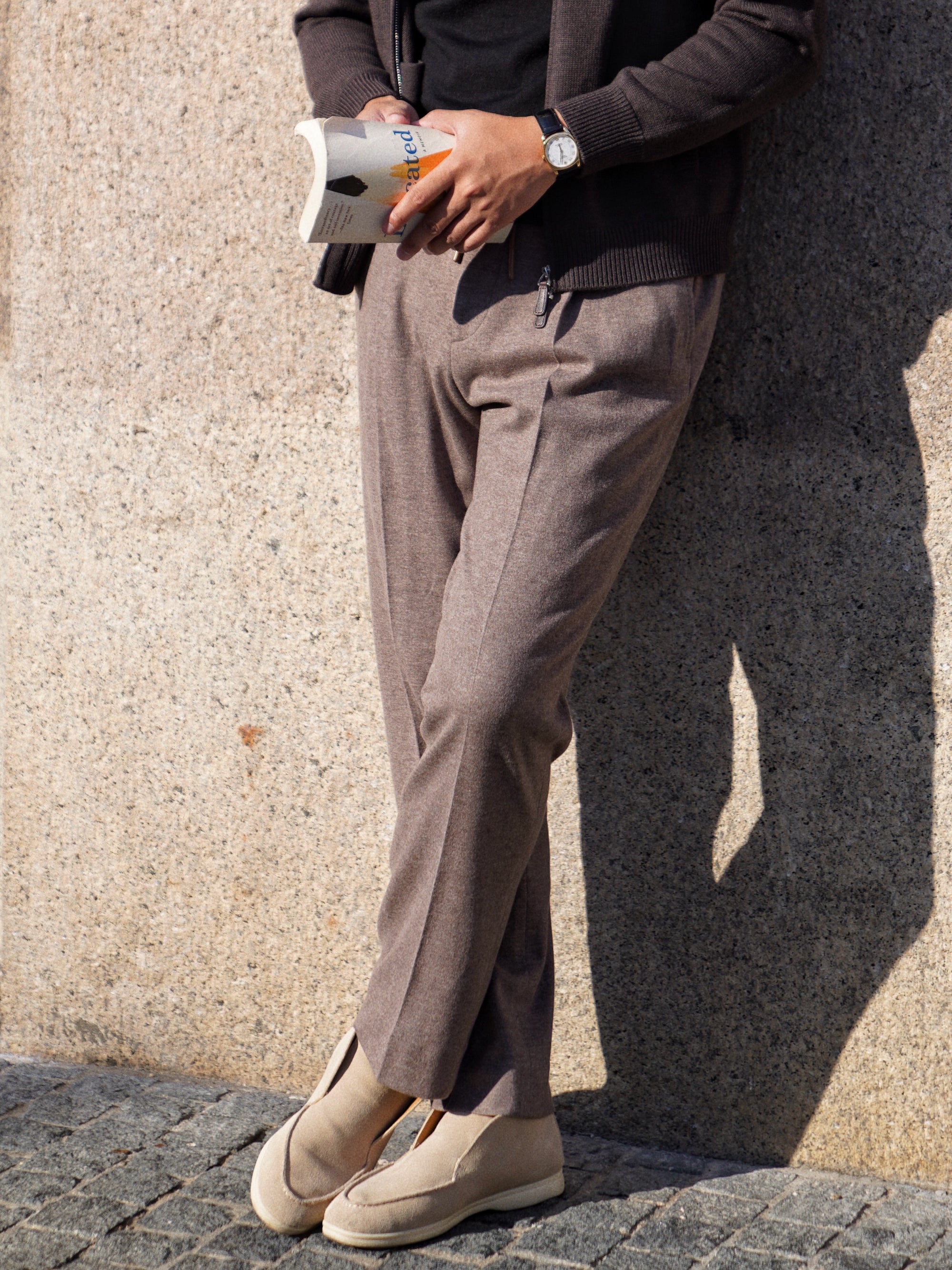 Knitted Wool Drawstring Trousers #991 #992 #993