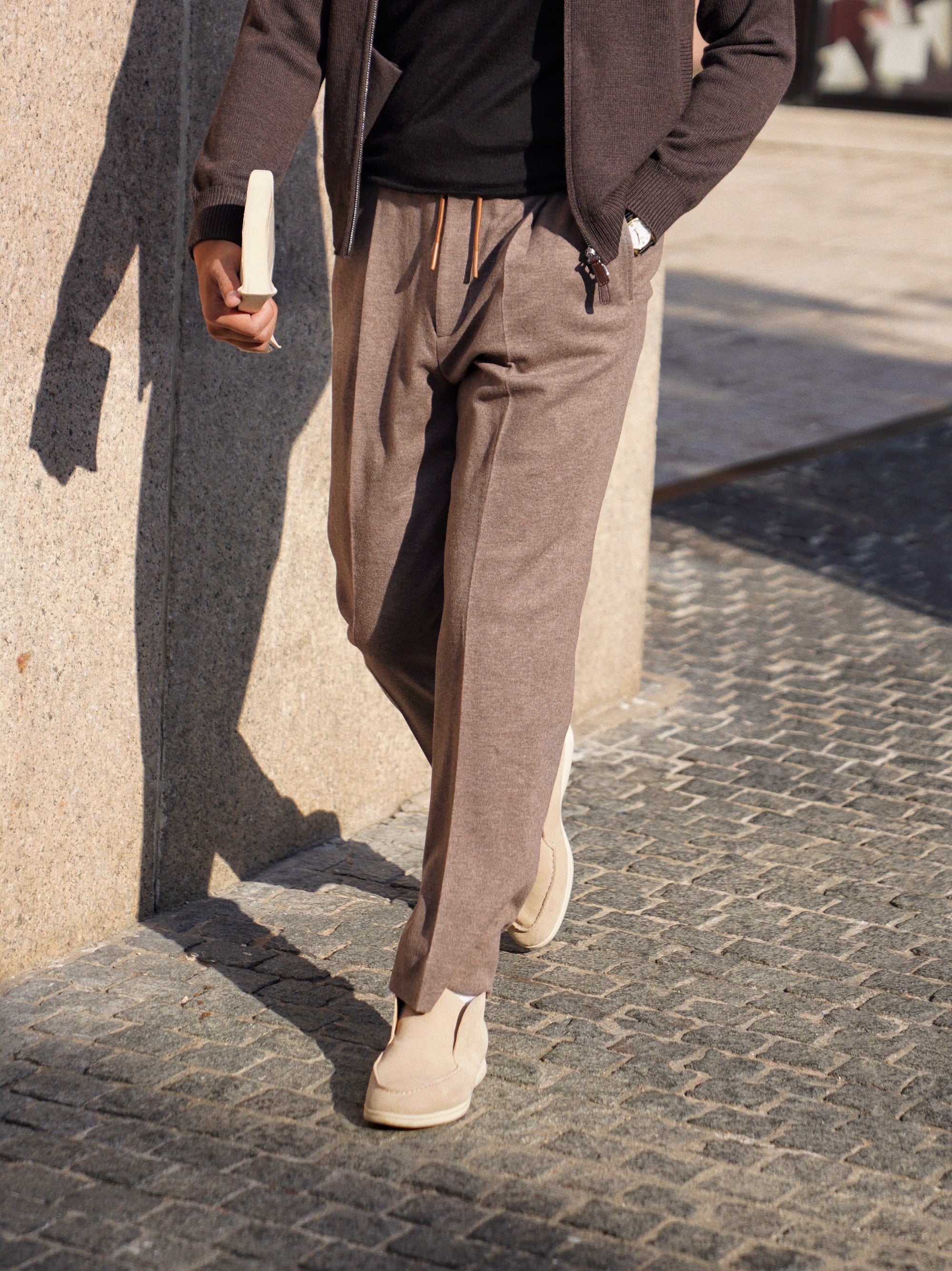 Knitted Wool Drawstring Trousers #991 #992 #993