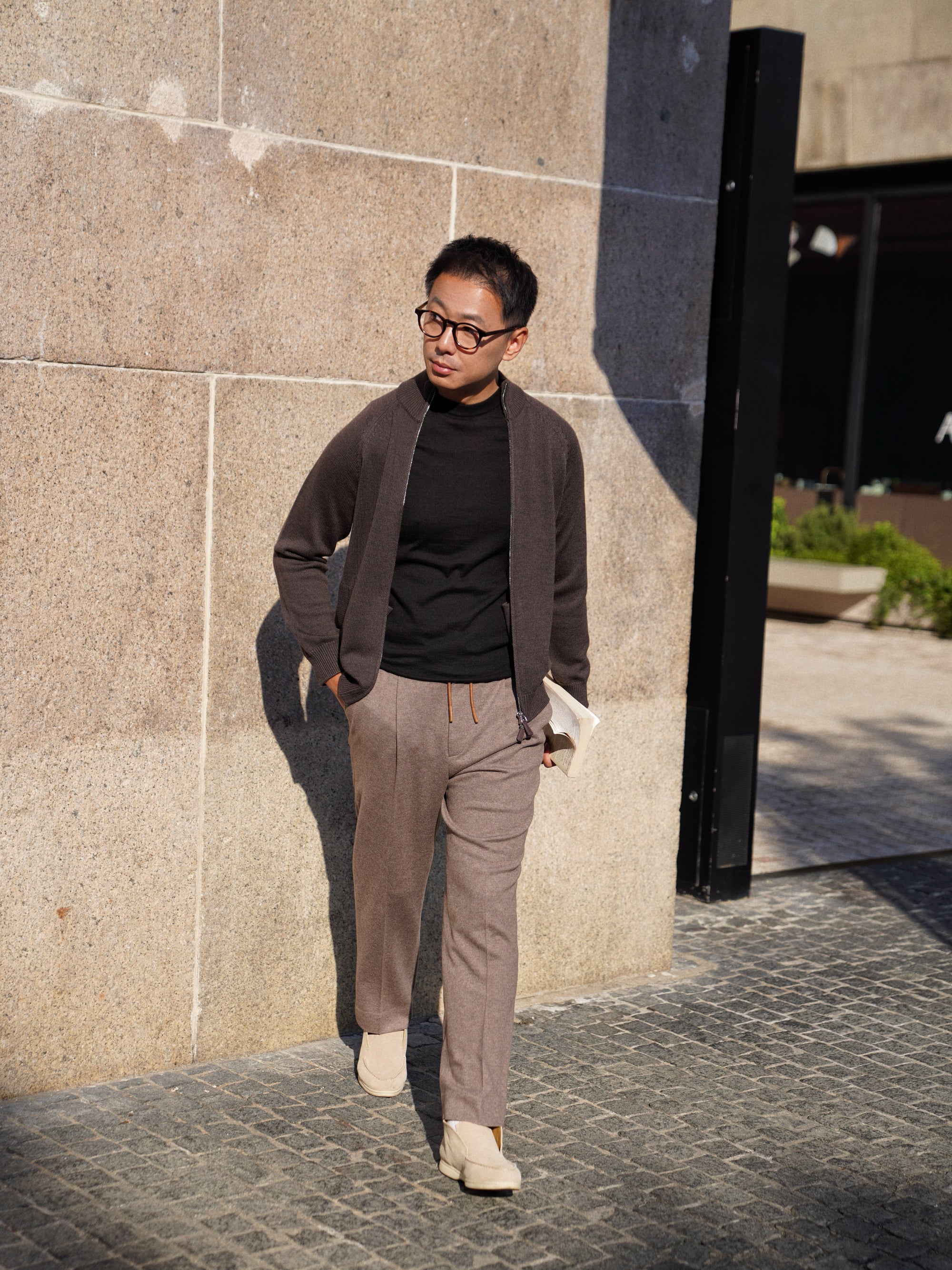 Knitted Wool Drawstring Trousers #991 #992 #993