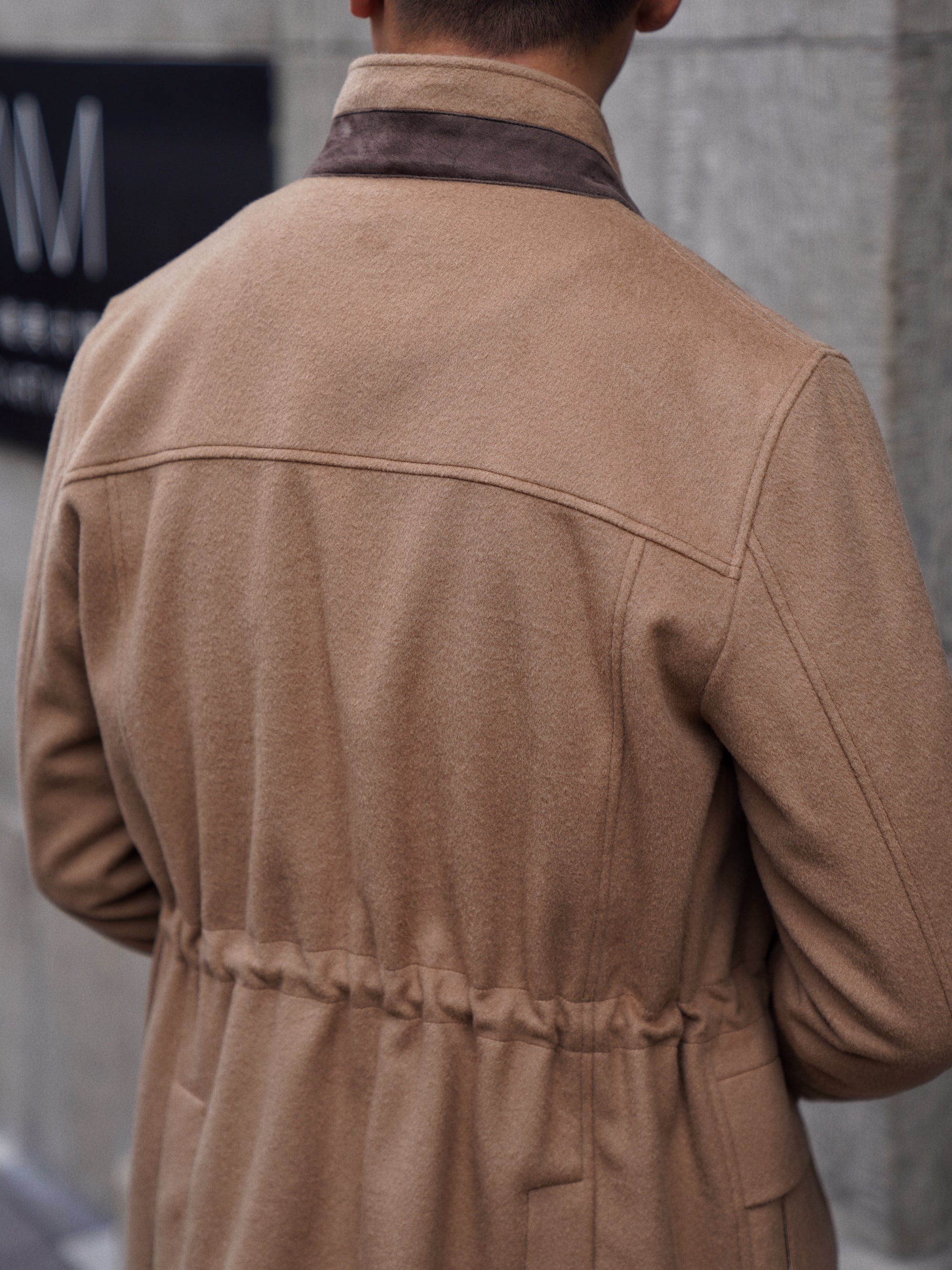 Camel Wool Cashmere M65 Jacket #404
