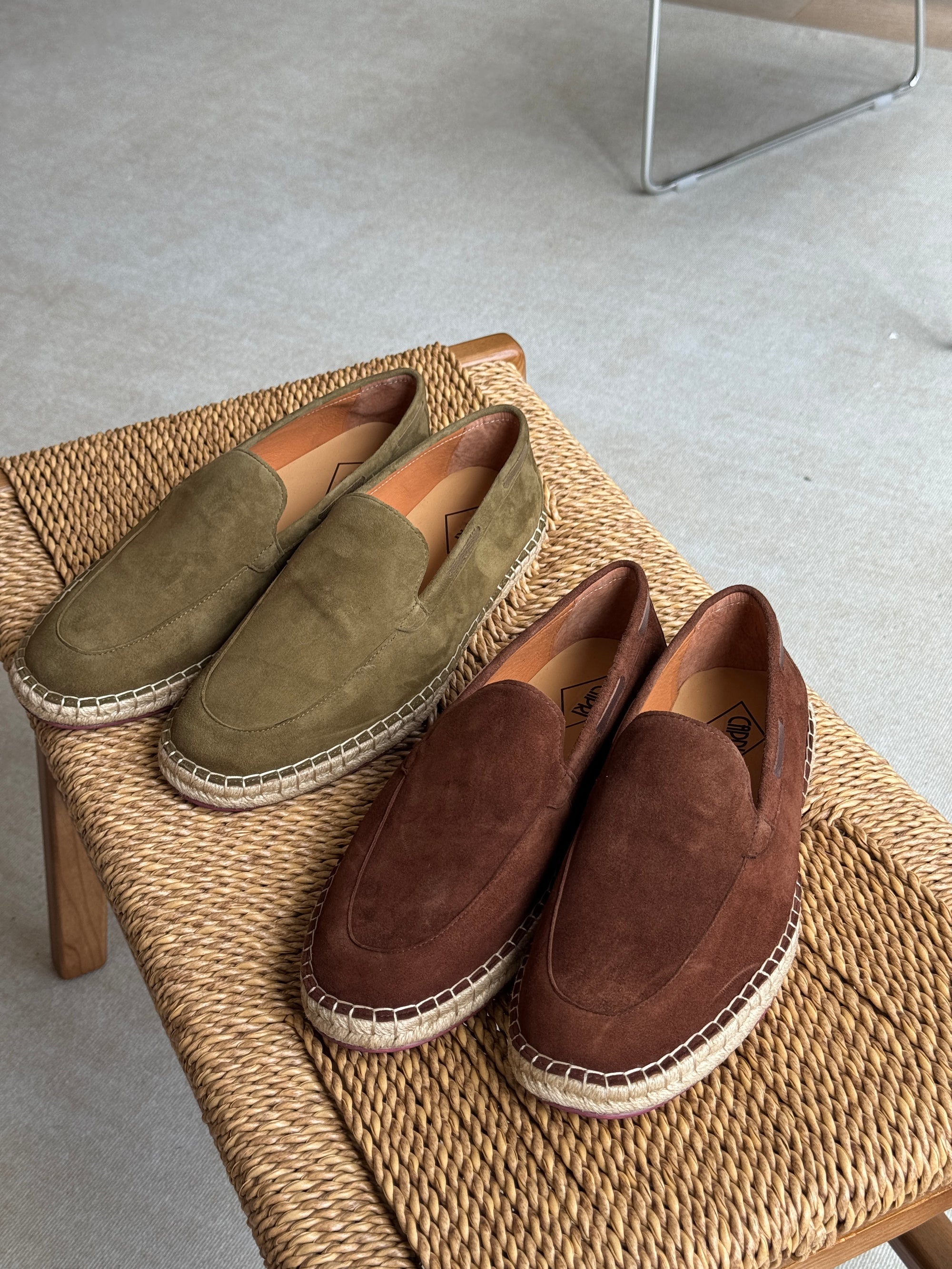 Capri Sheepskin Suede Espadrille