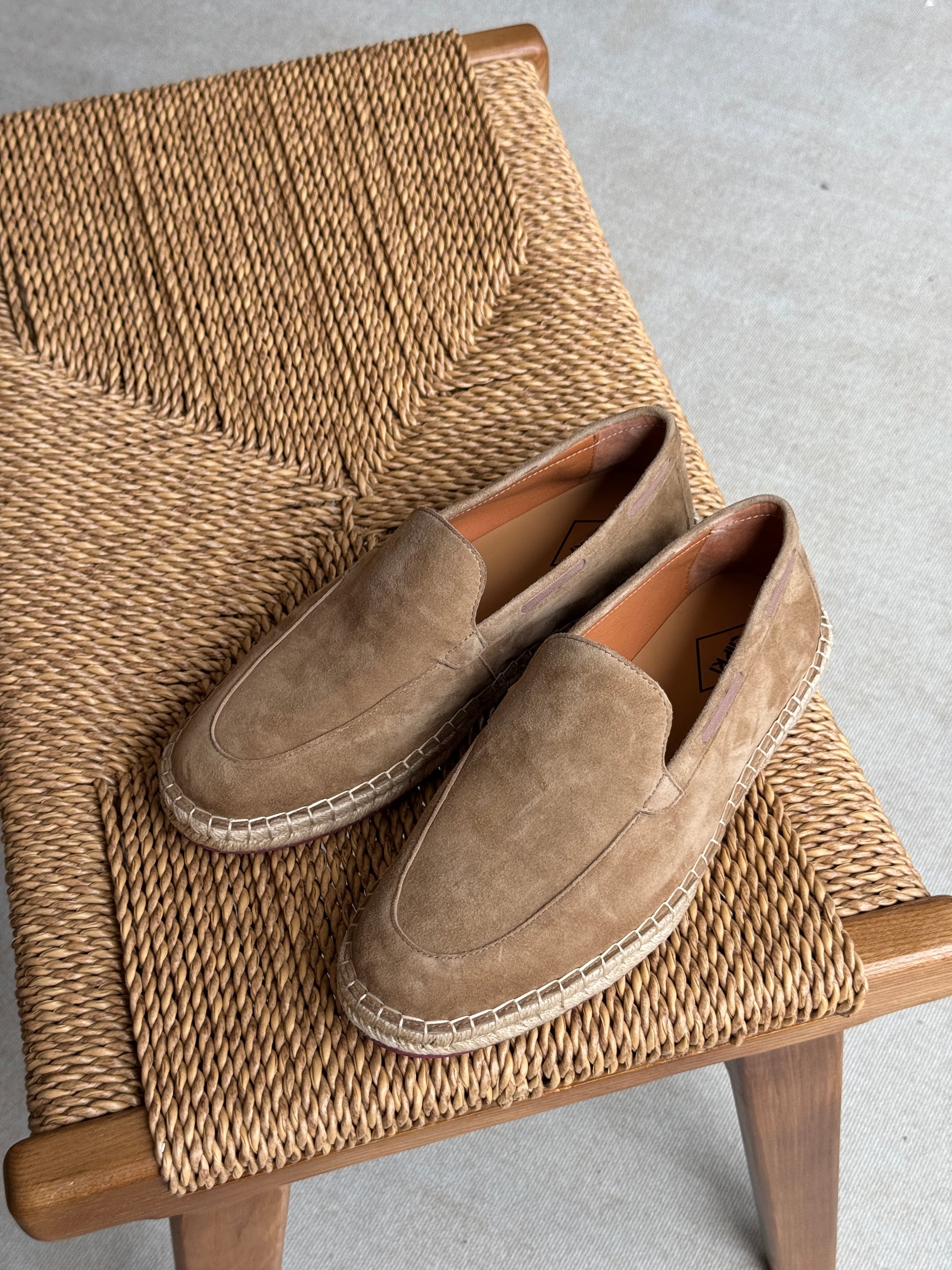 Capri Sheepskin Suede Espadrille