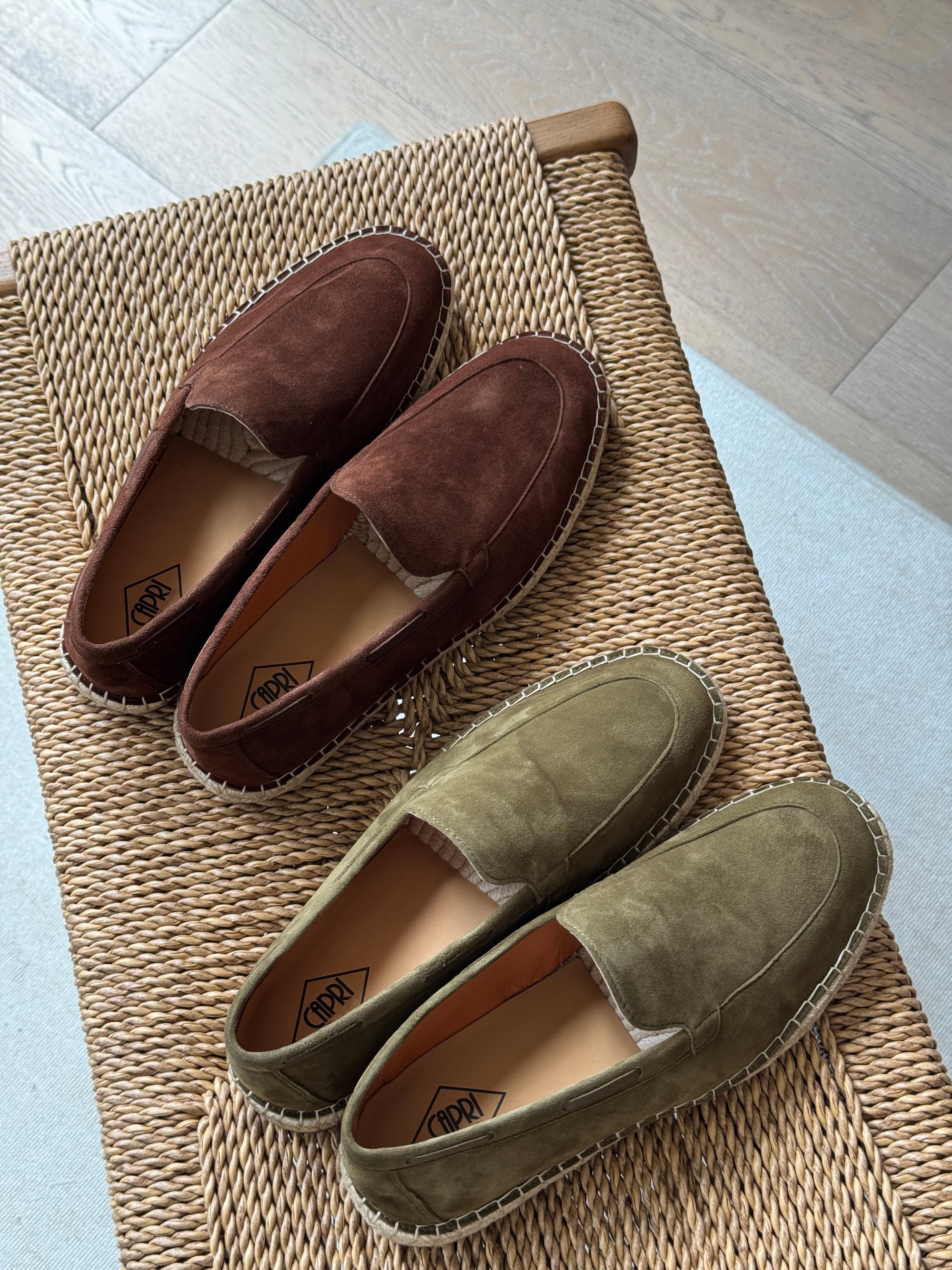 Capri Sheepskin Suede Espadrille