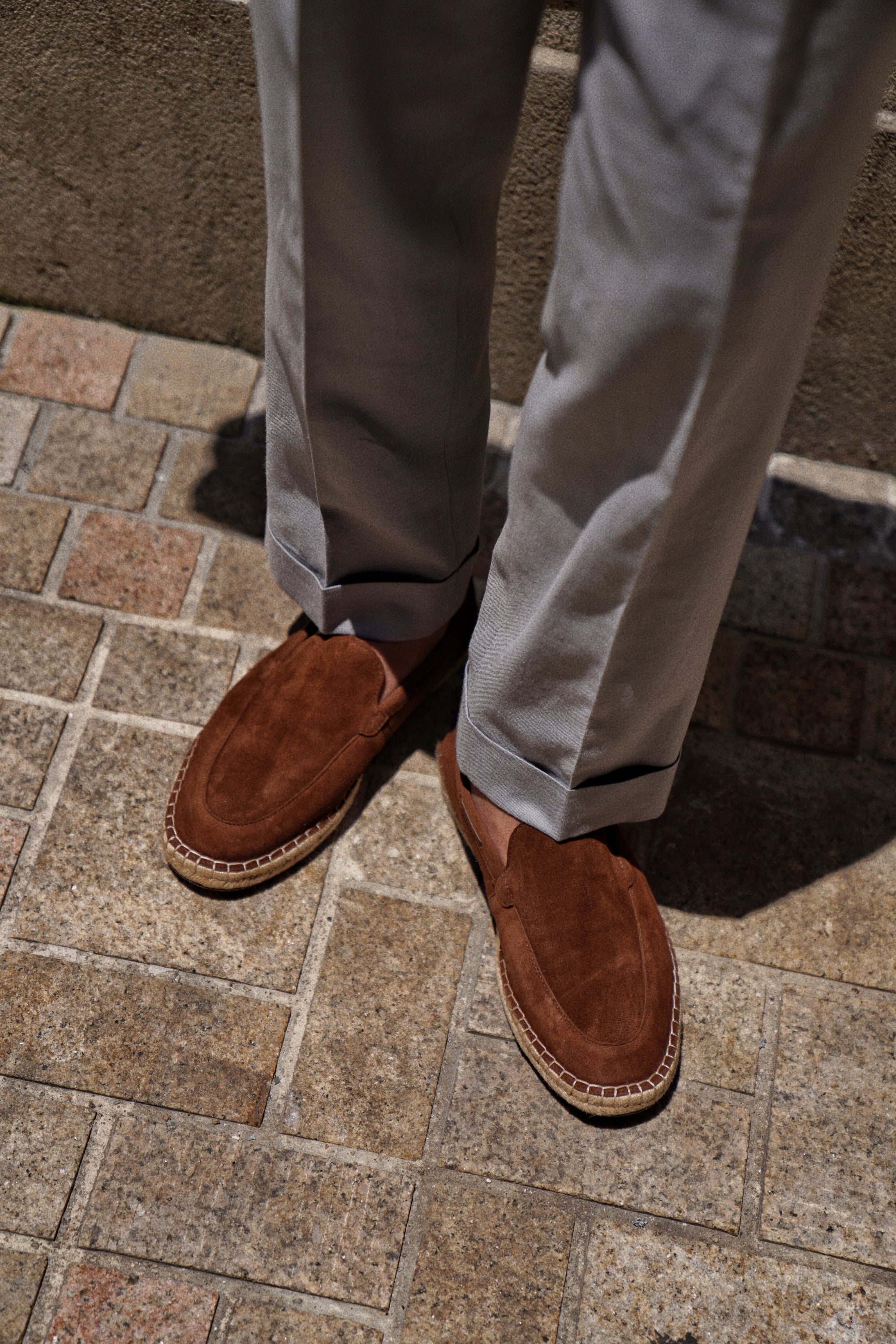 Capri Sheepskin Suede Espadrille
