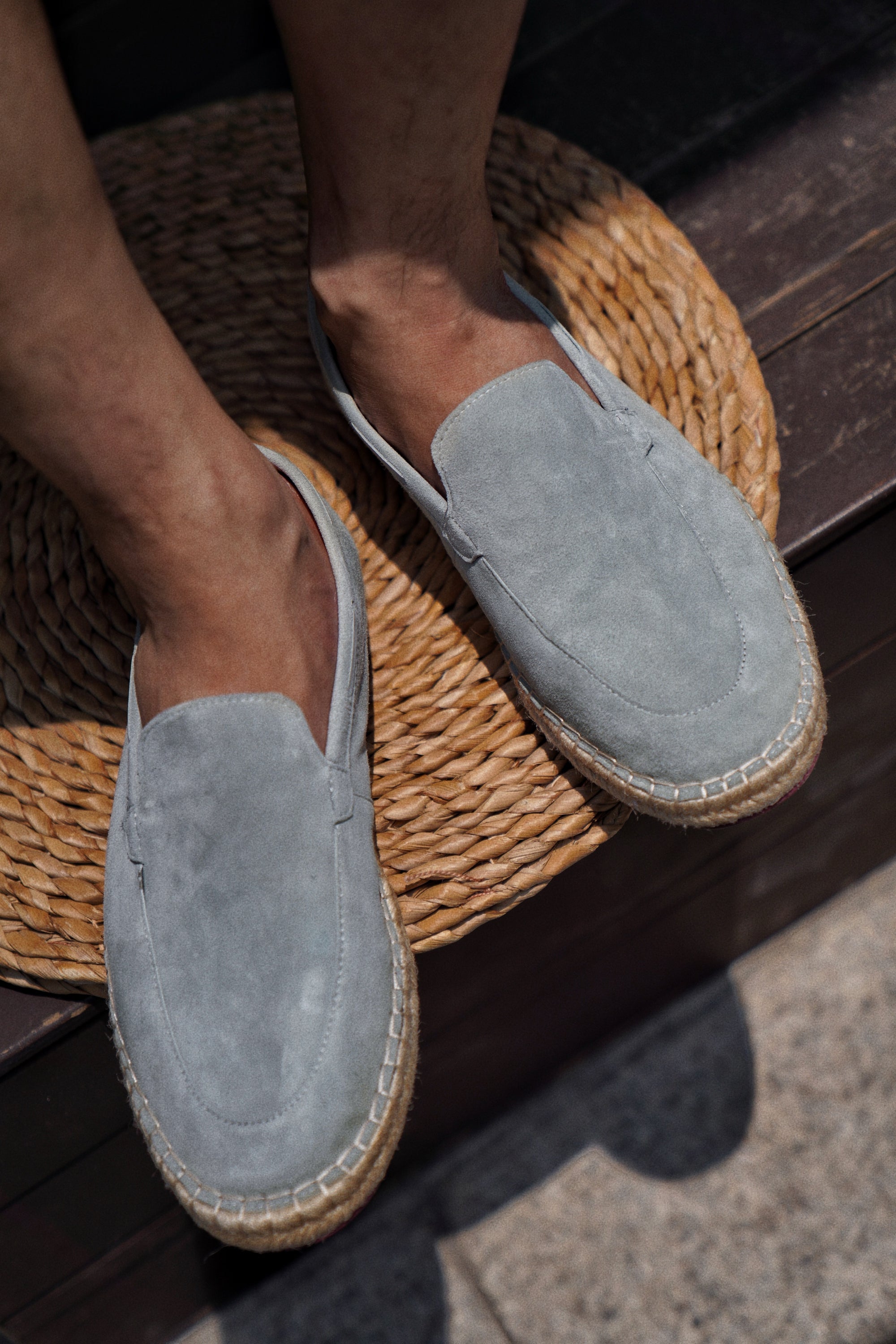 Capri Sheepskin Suede Espadrille