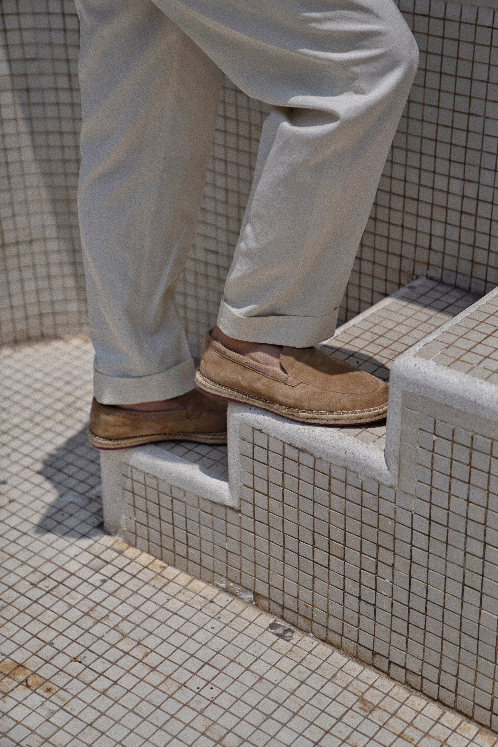 Capri Sheepskin Suede Espadrille
