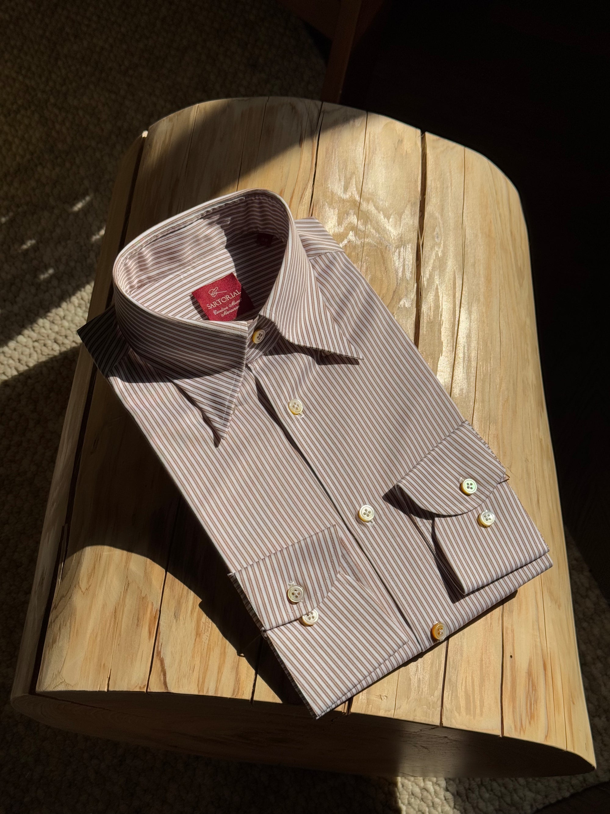 MTO Hand-stitched Stripe Shirt #31 #35