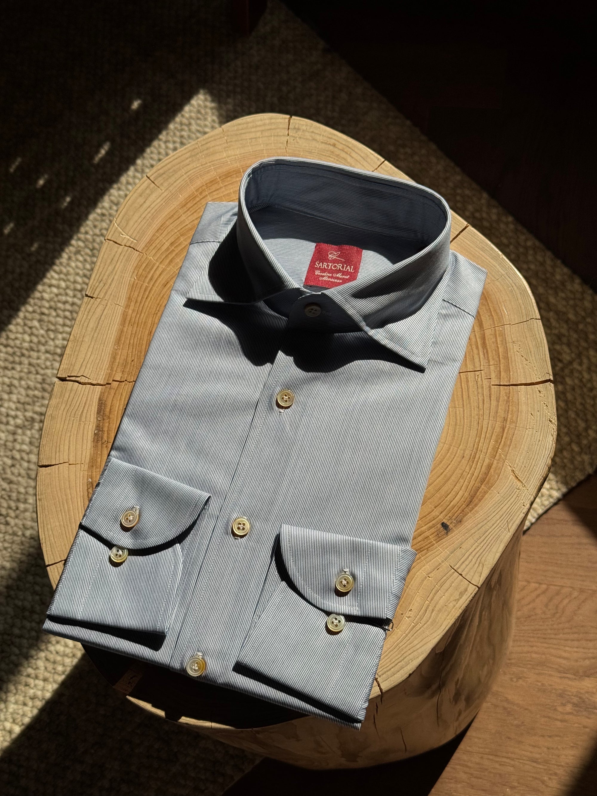 MTO Hand-stitched Stripe Shirt #32 #33
