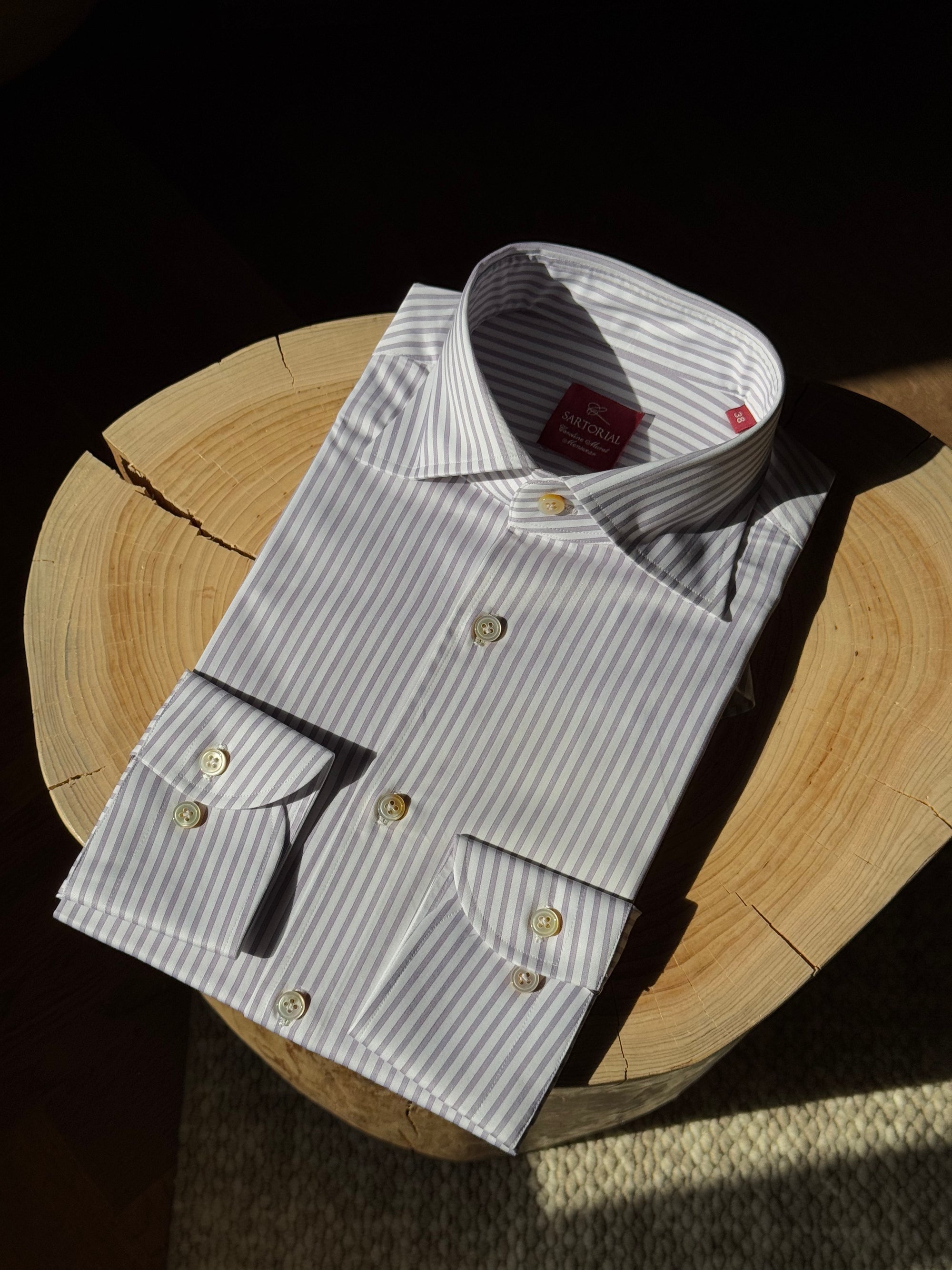 MTO Hand-stitched Stripe Shirt #31 #35