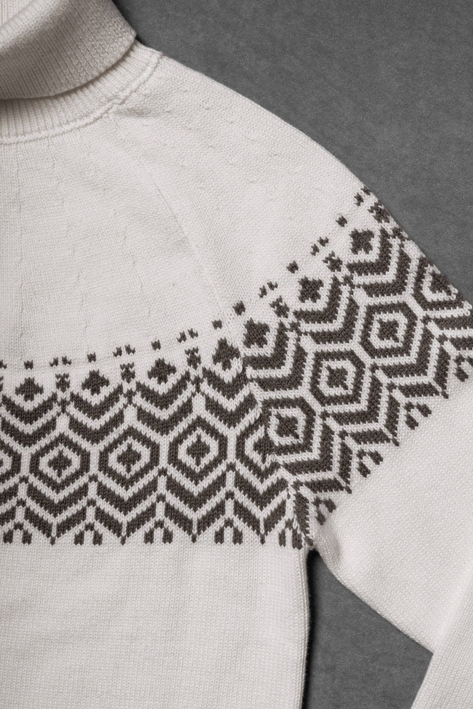 Fair Isle Roll Neck Jumper