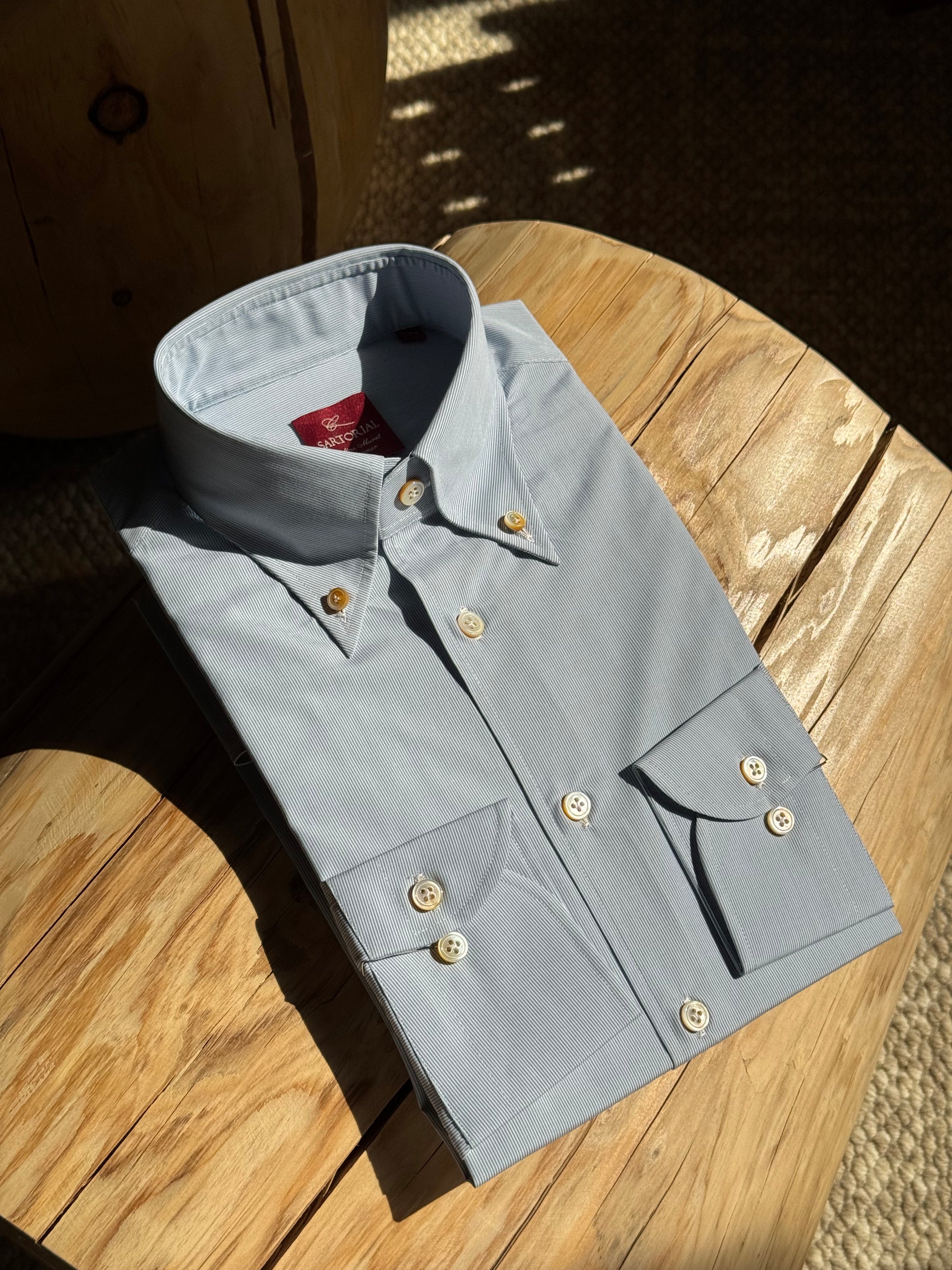 MTO Hand-stitched Stripe Shirt #30 #37