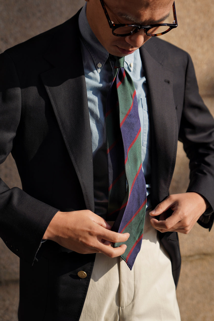 Navy Wool Cashmere Standard Blazer #762
