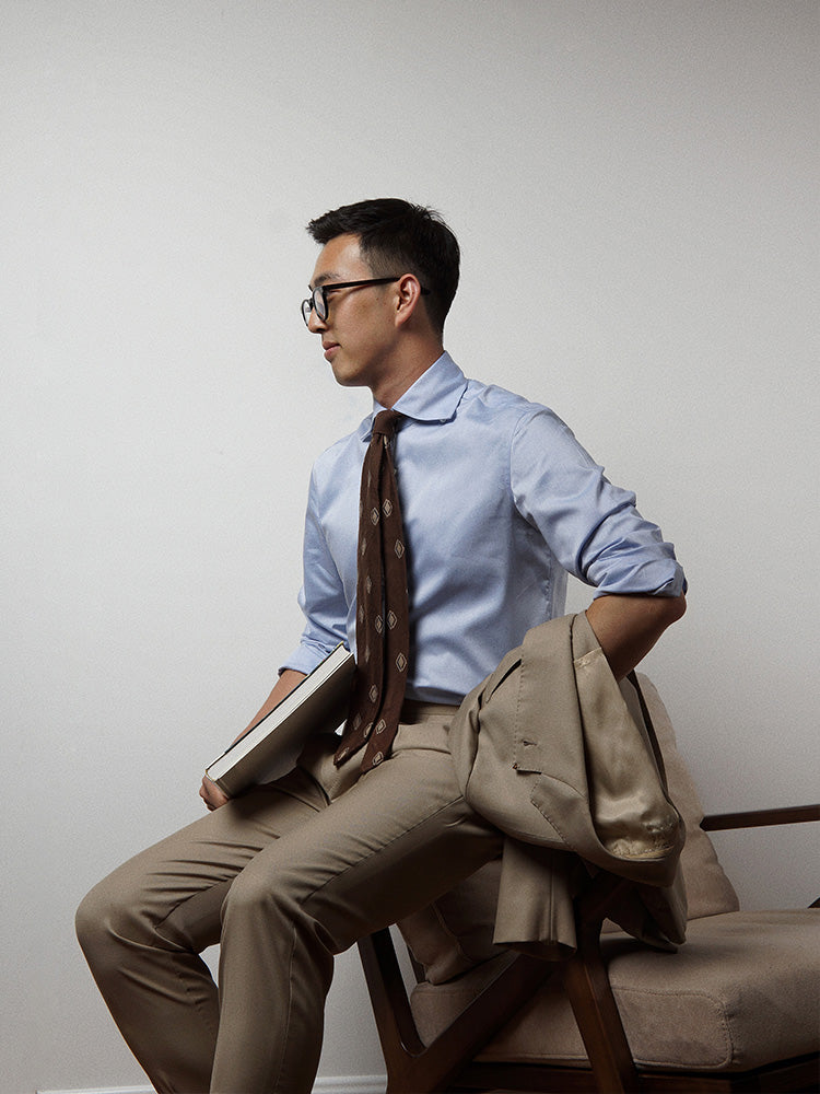 MTO Pale Blue Cotton Shirt