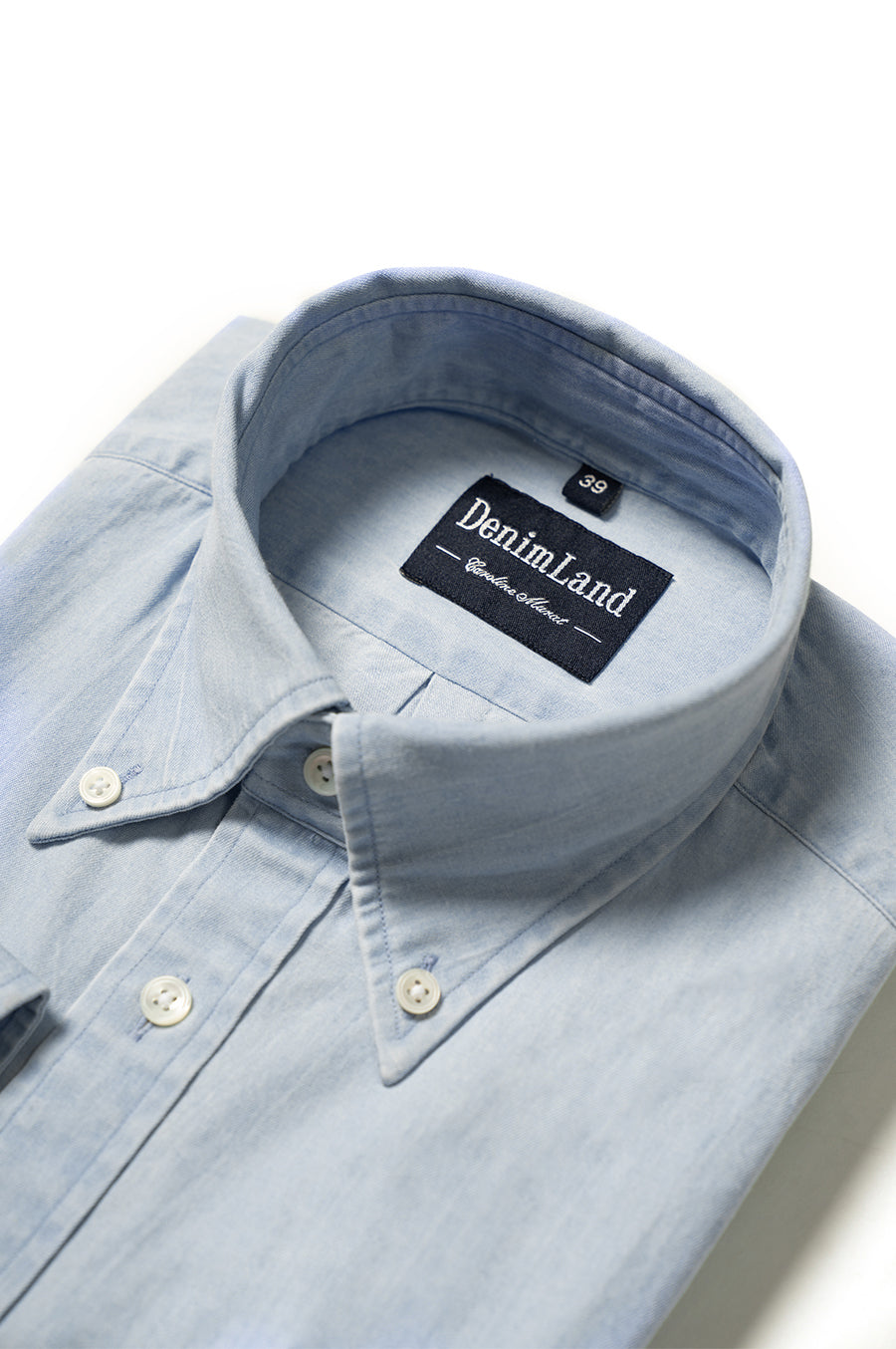 MTO Washed Denim Button Down Shirt