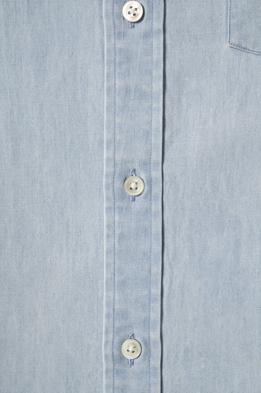 MTO Washed Denim Button Down Shirt