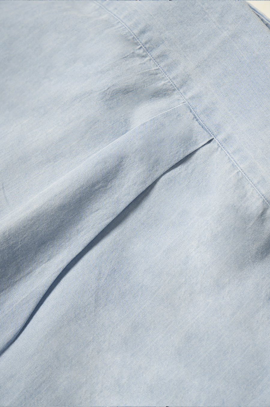 MTO Washed Denim Button Down Shirt
