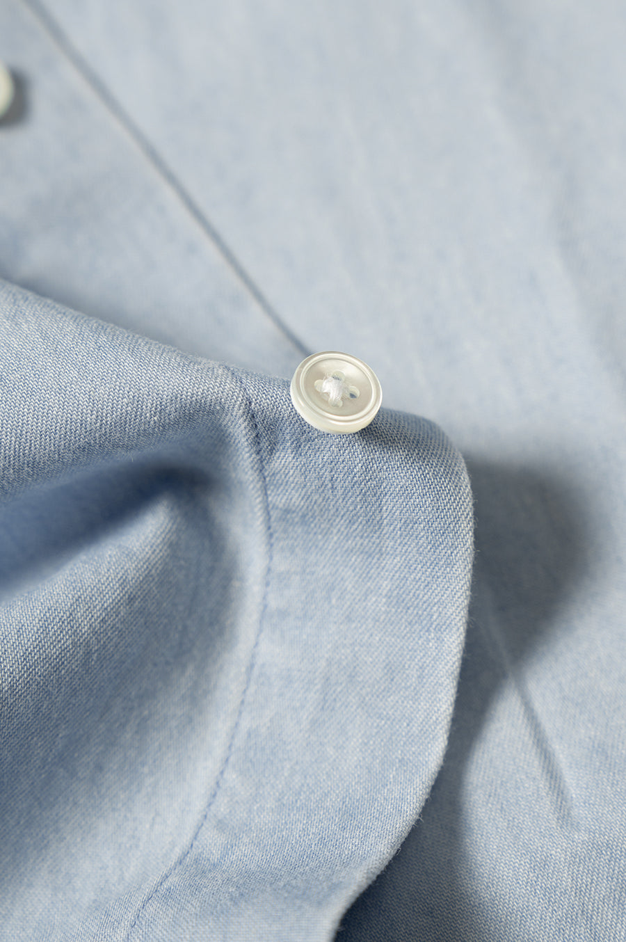 MTO Washed Denim Button Down Shirt