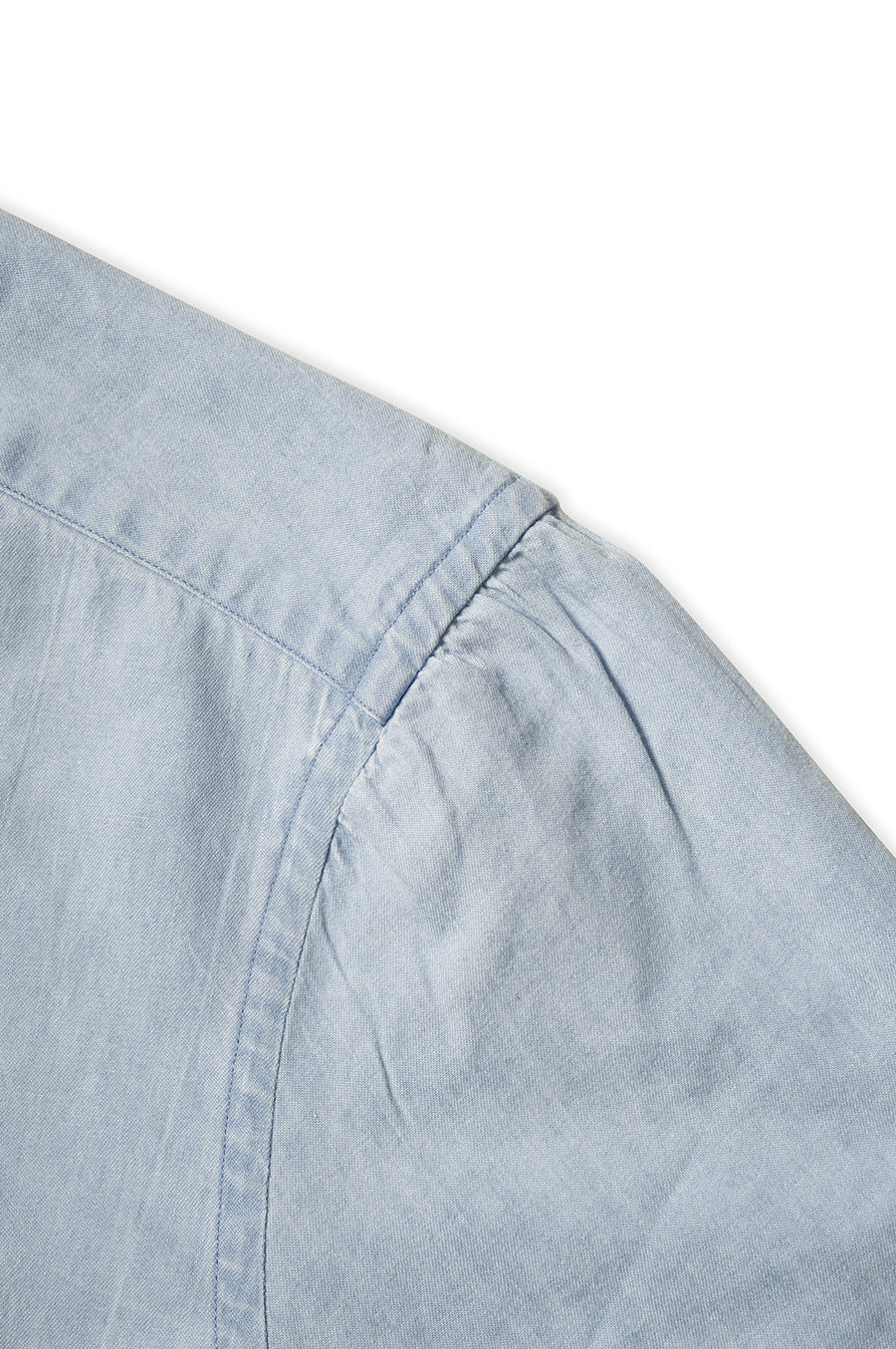 MTO Washed Denim Button Down Shirt