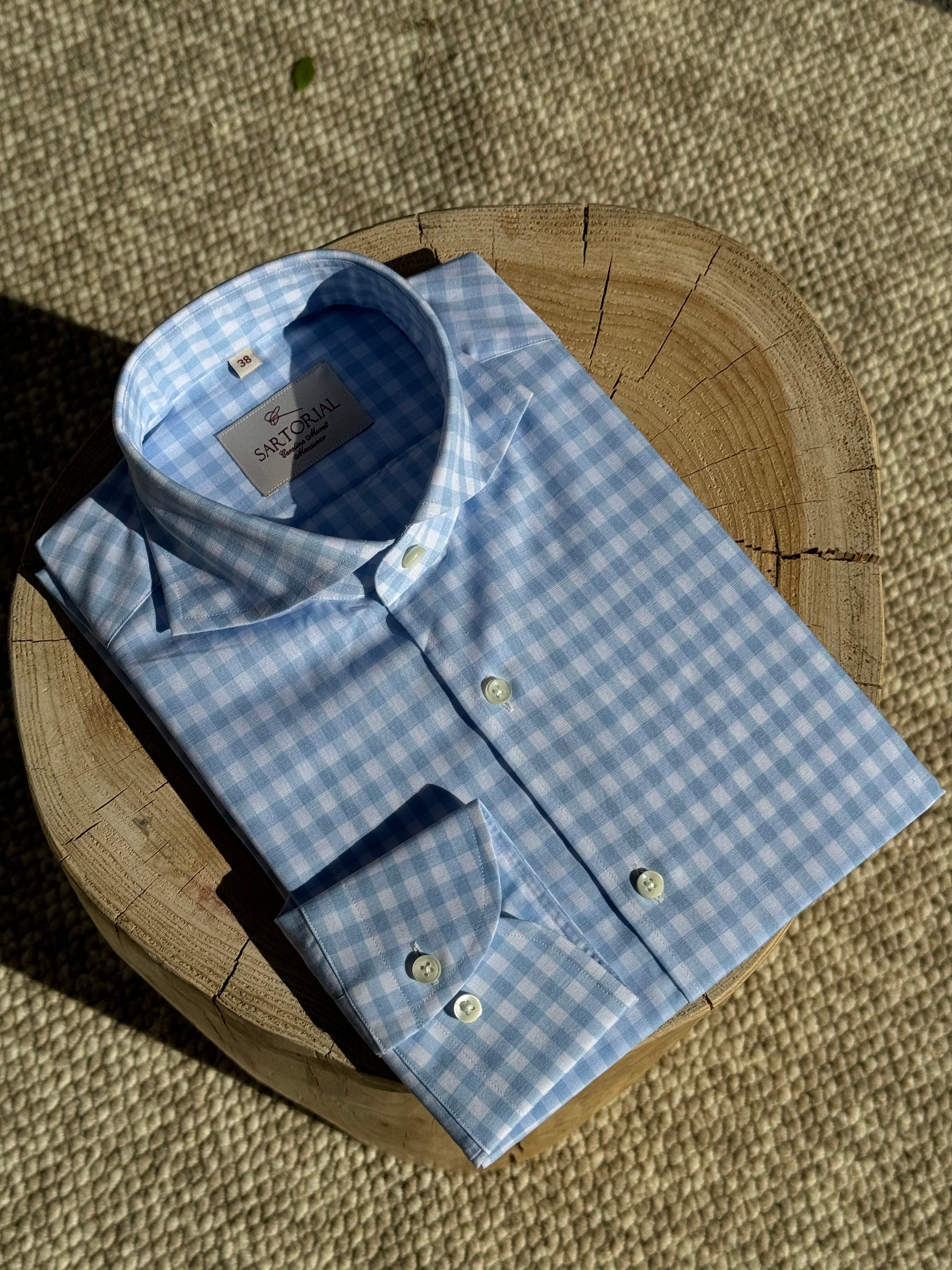 MTO Stipe Cotton Linen Blending Shirt #421 #424