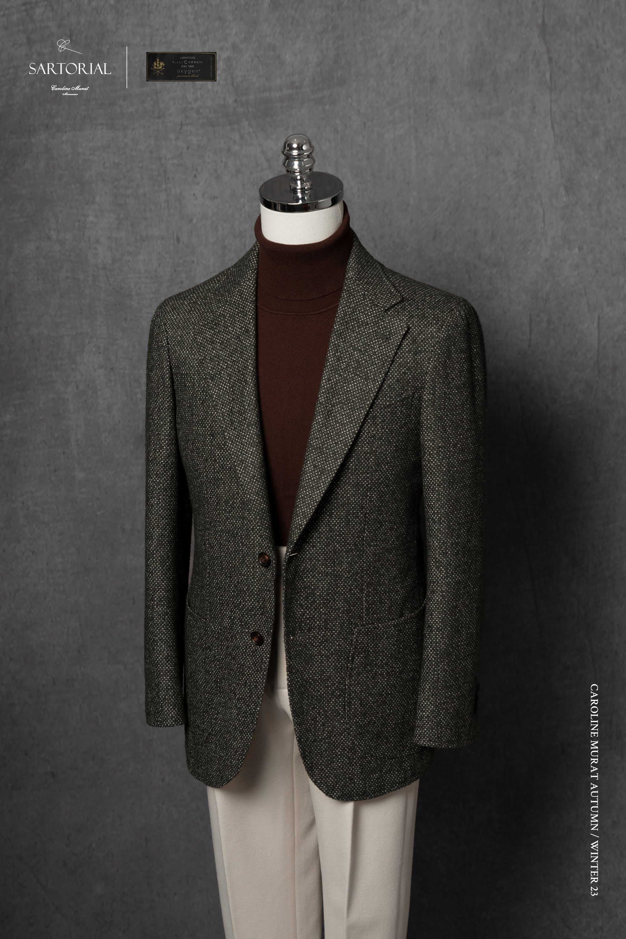 MTO Olive Birdseye Jacket #45
