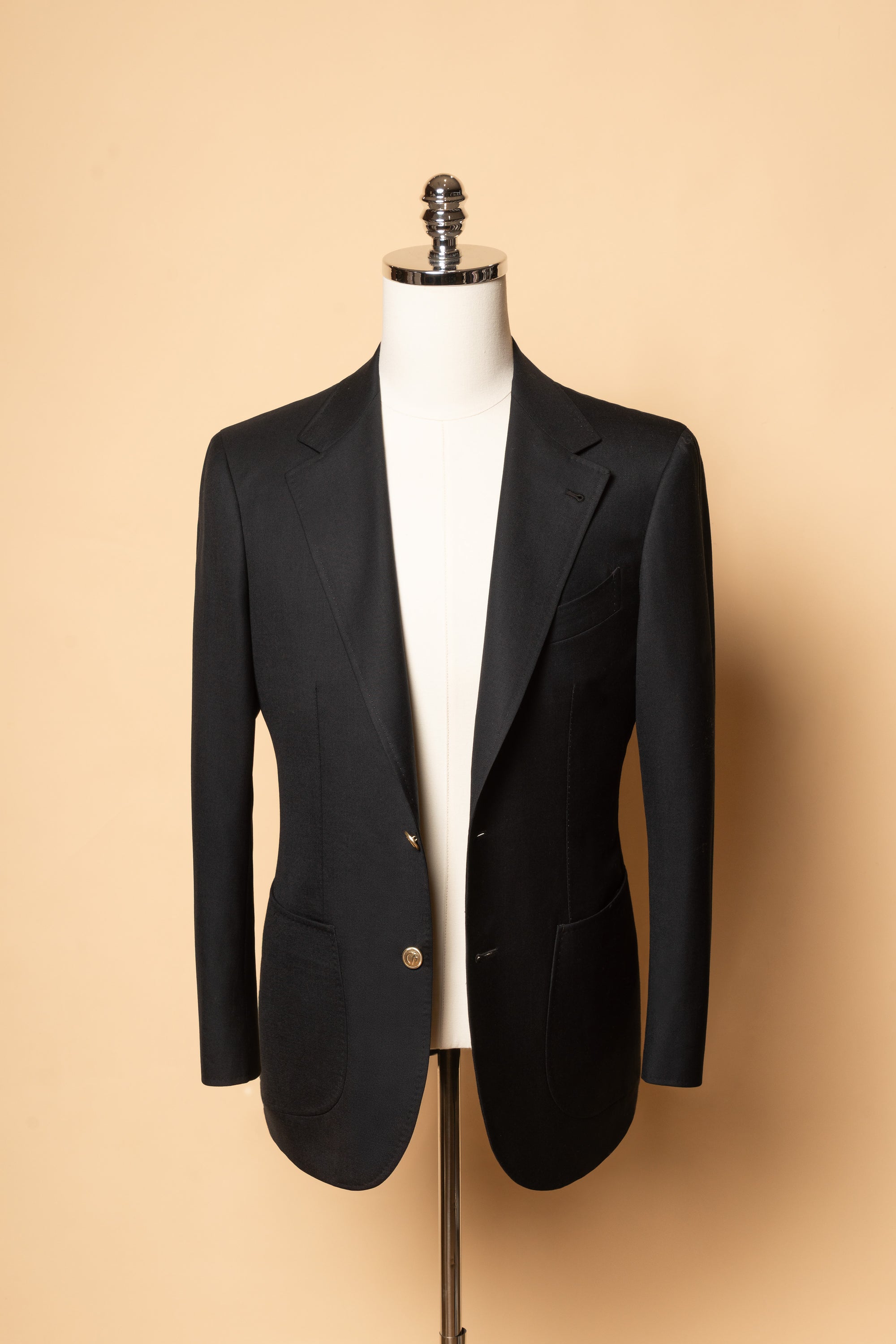 Navy Wool Cashmere Standard Blazer #762