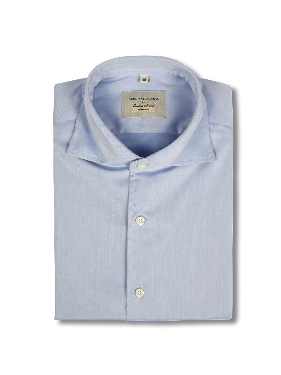 MTO Pale Blue Cotton Shirt