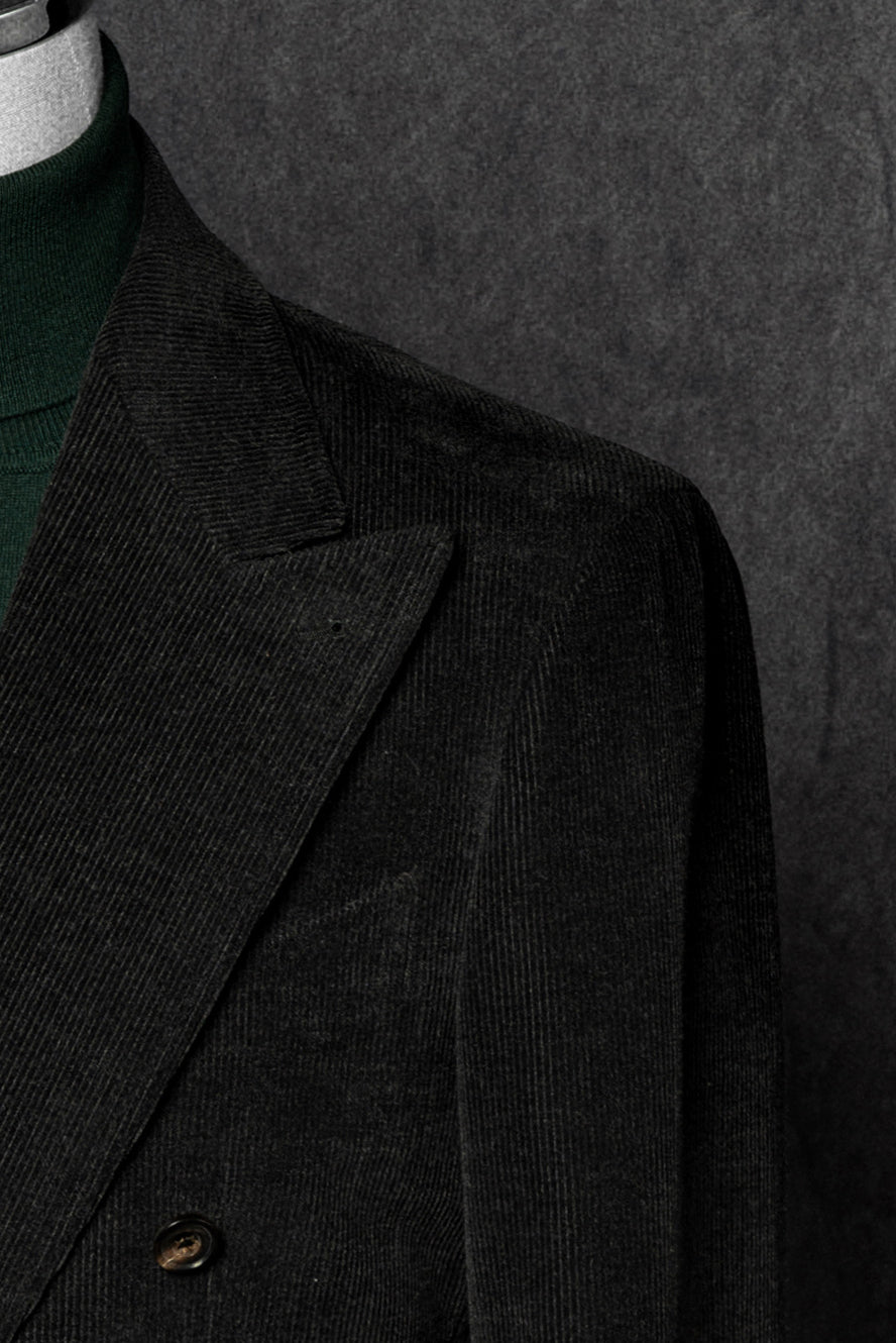 MTO Charcoal Corduroy Suit #60