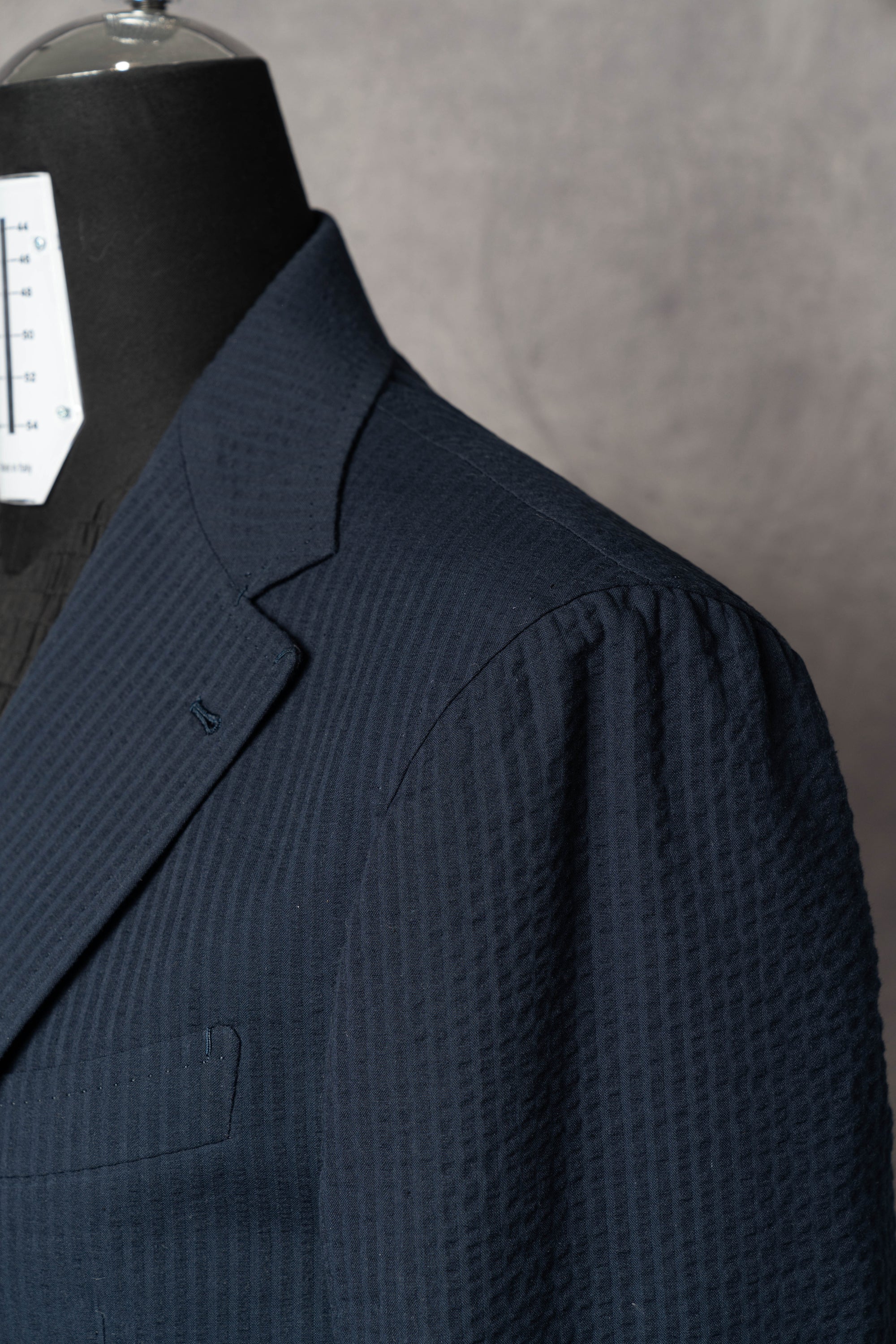 Navy Seersucker Blazer #53