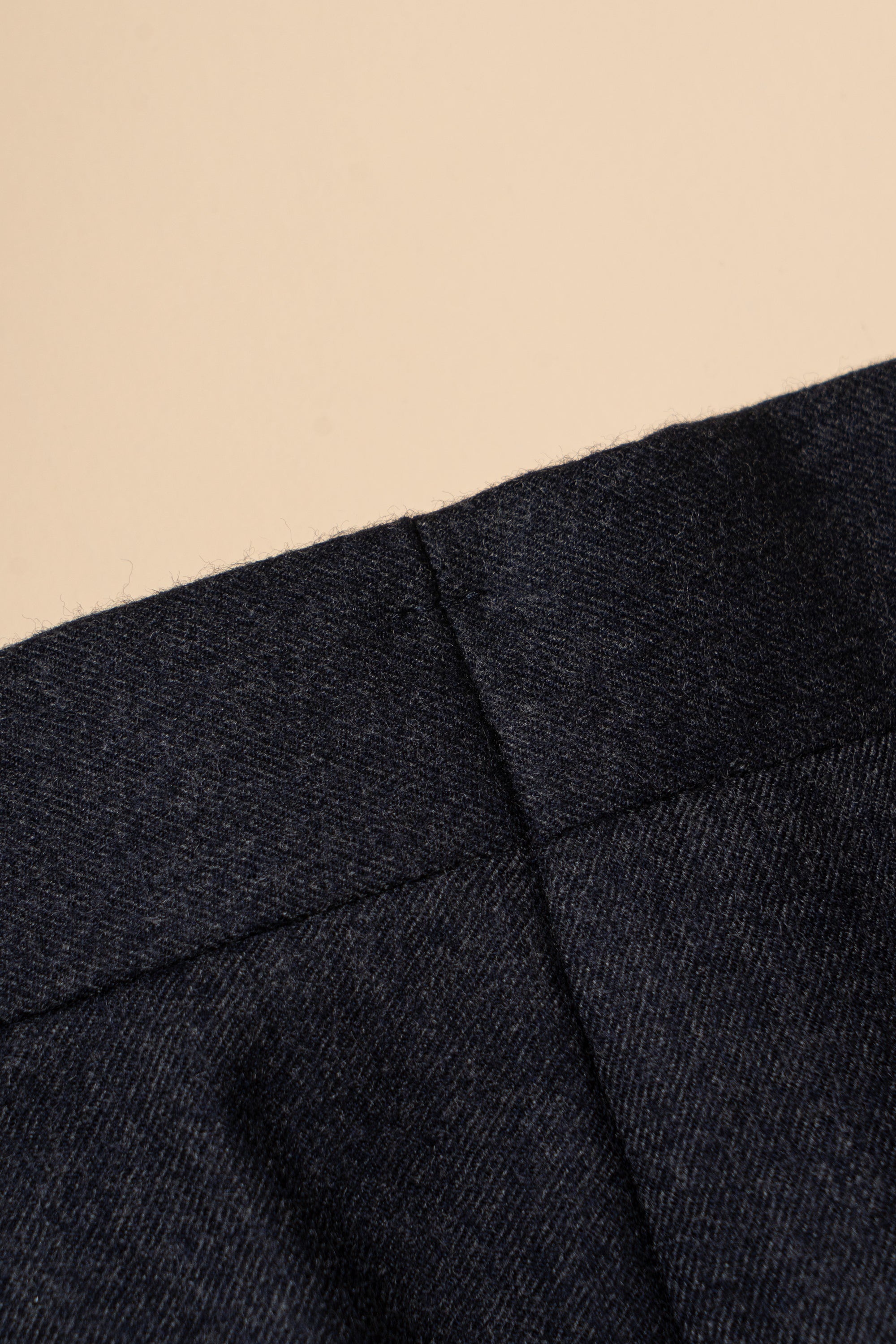 MTO Midnight Twill Worsted Flannel Suit #661