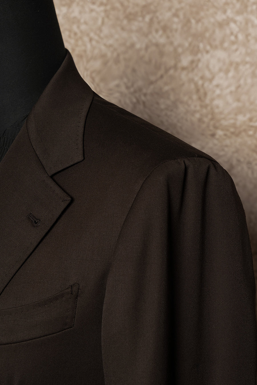 Dark Brown Wool Suit