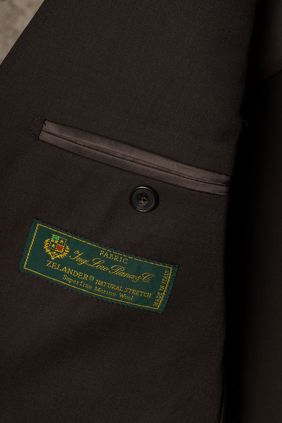 Dark Brown Wool Suit