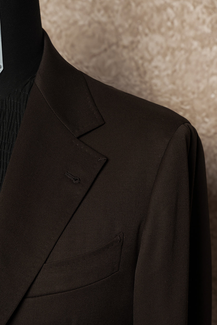 Dark Brown Wool Suit