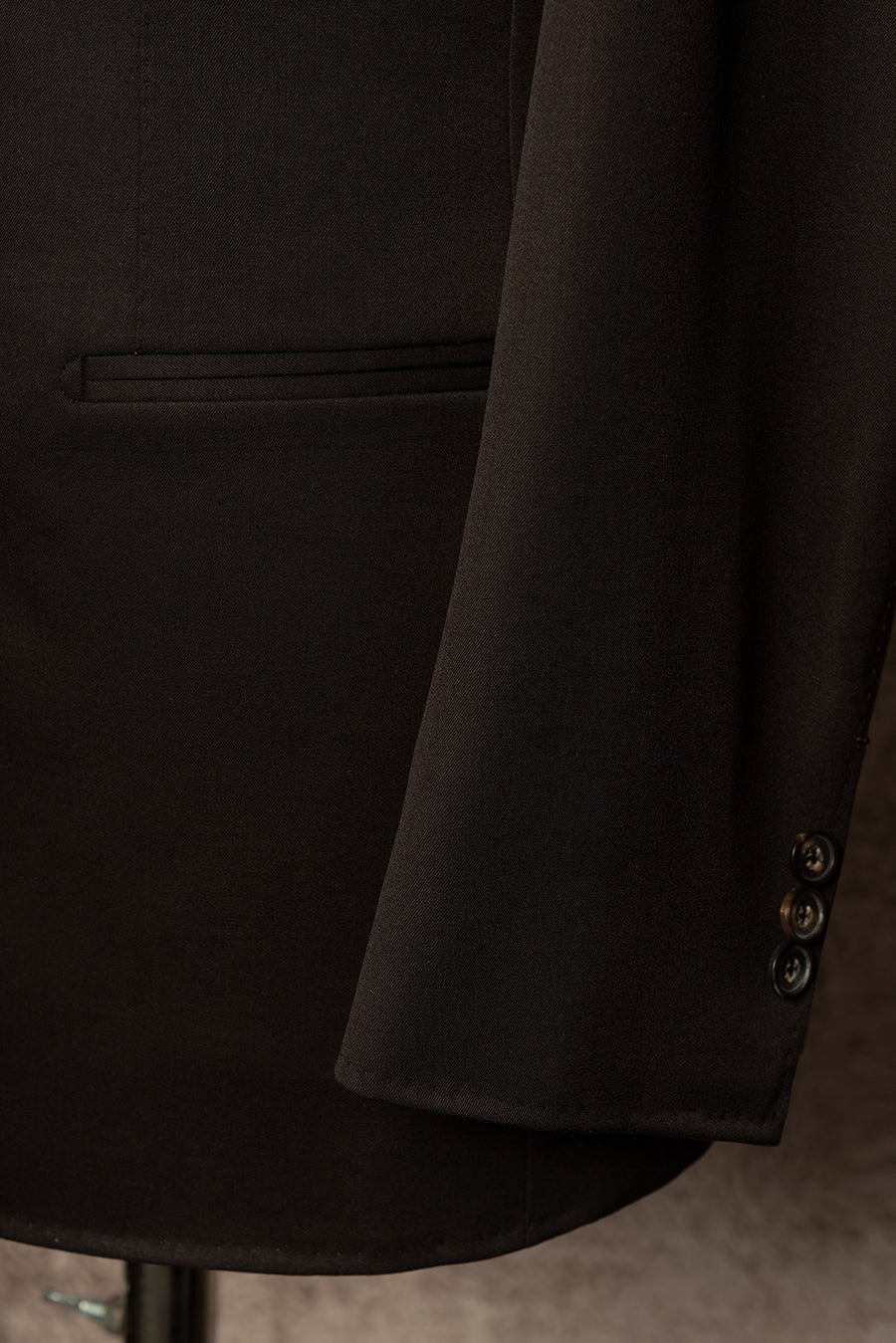Dark Brown Wool Suit