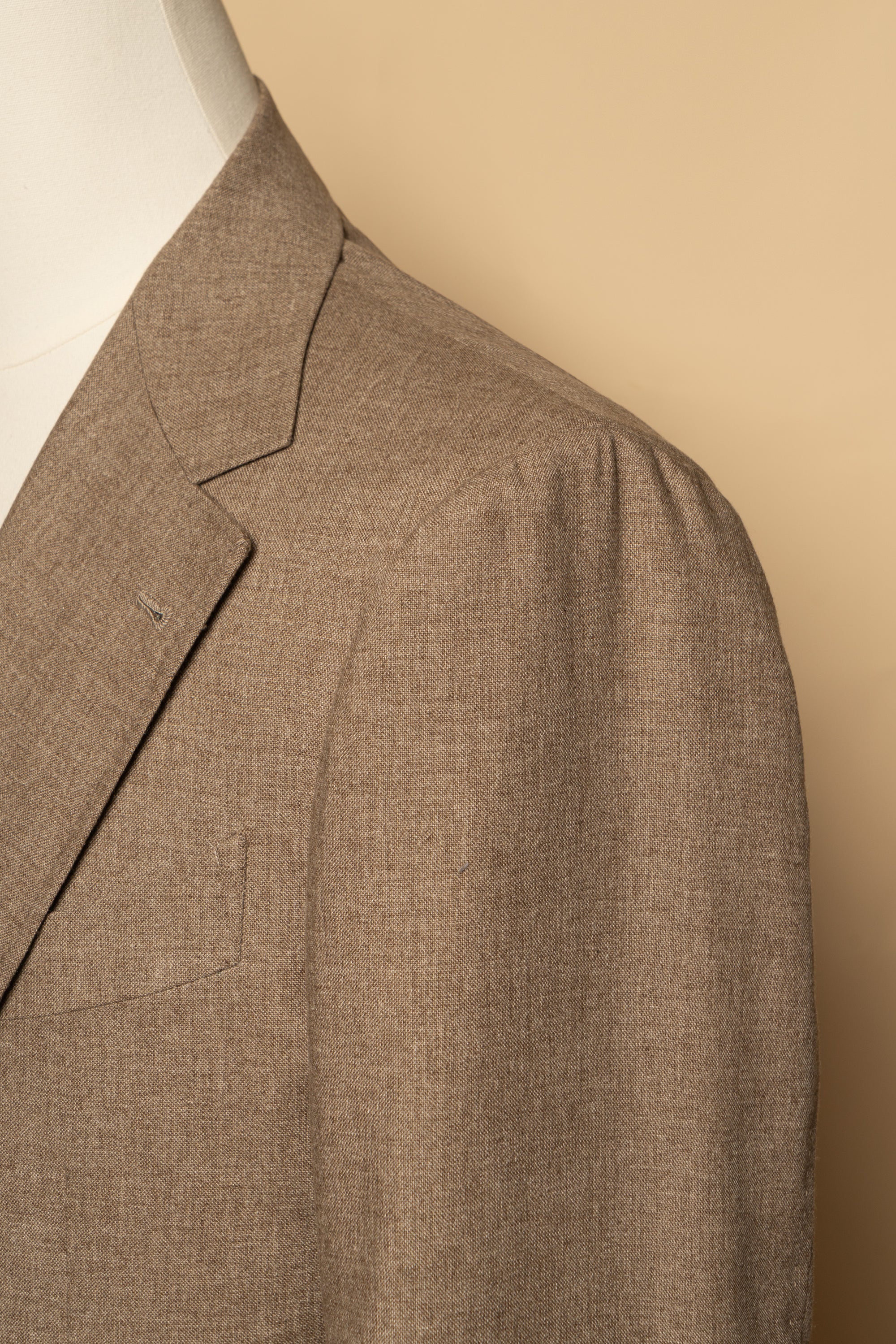 MTO Oatmeal Cashmere Silk Jacket #799