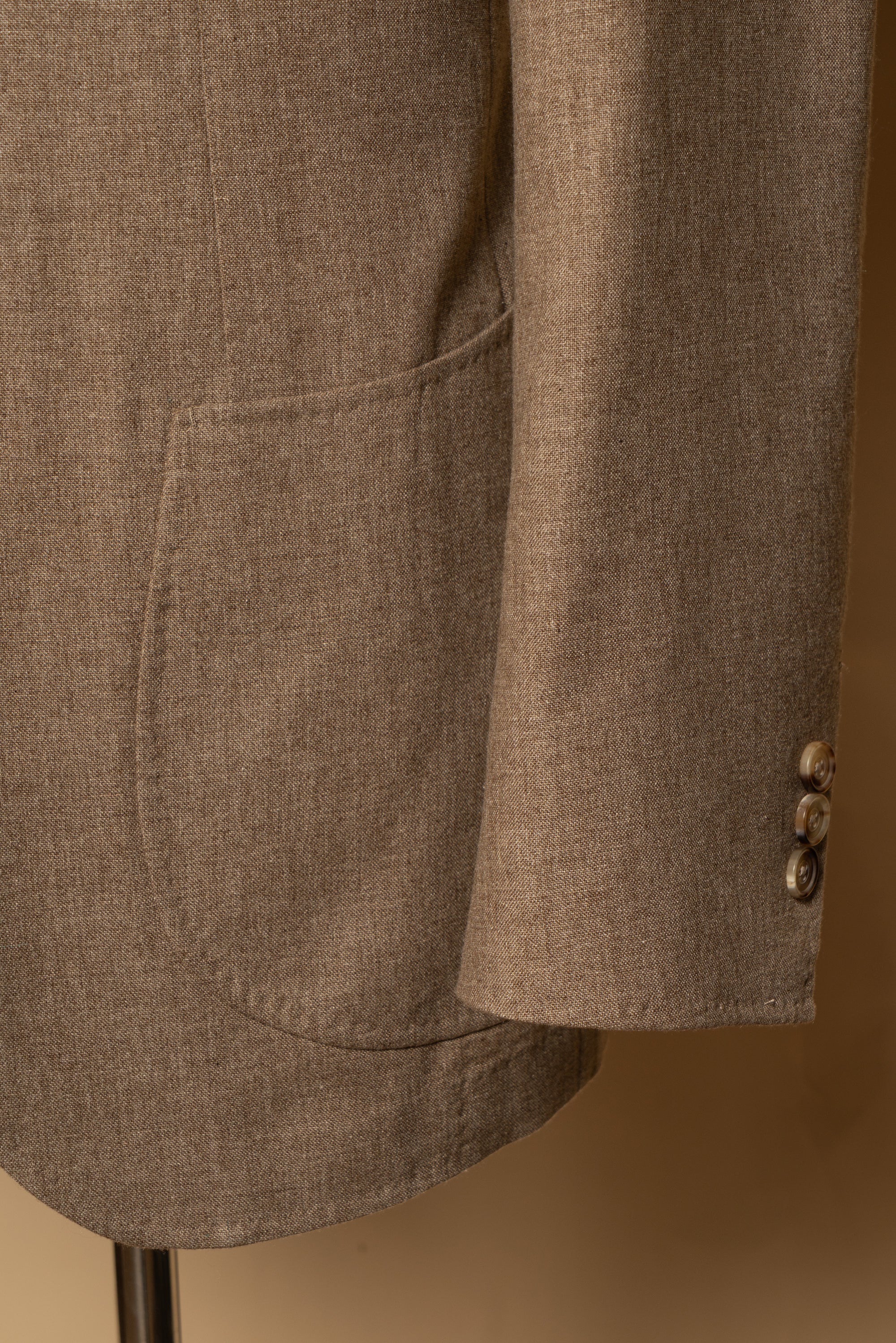 MTO Oatmeal Cashmere Silk Jacket #799