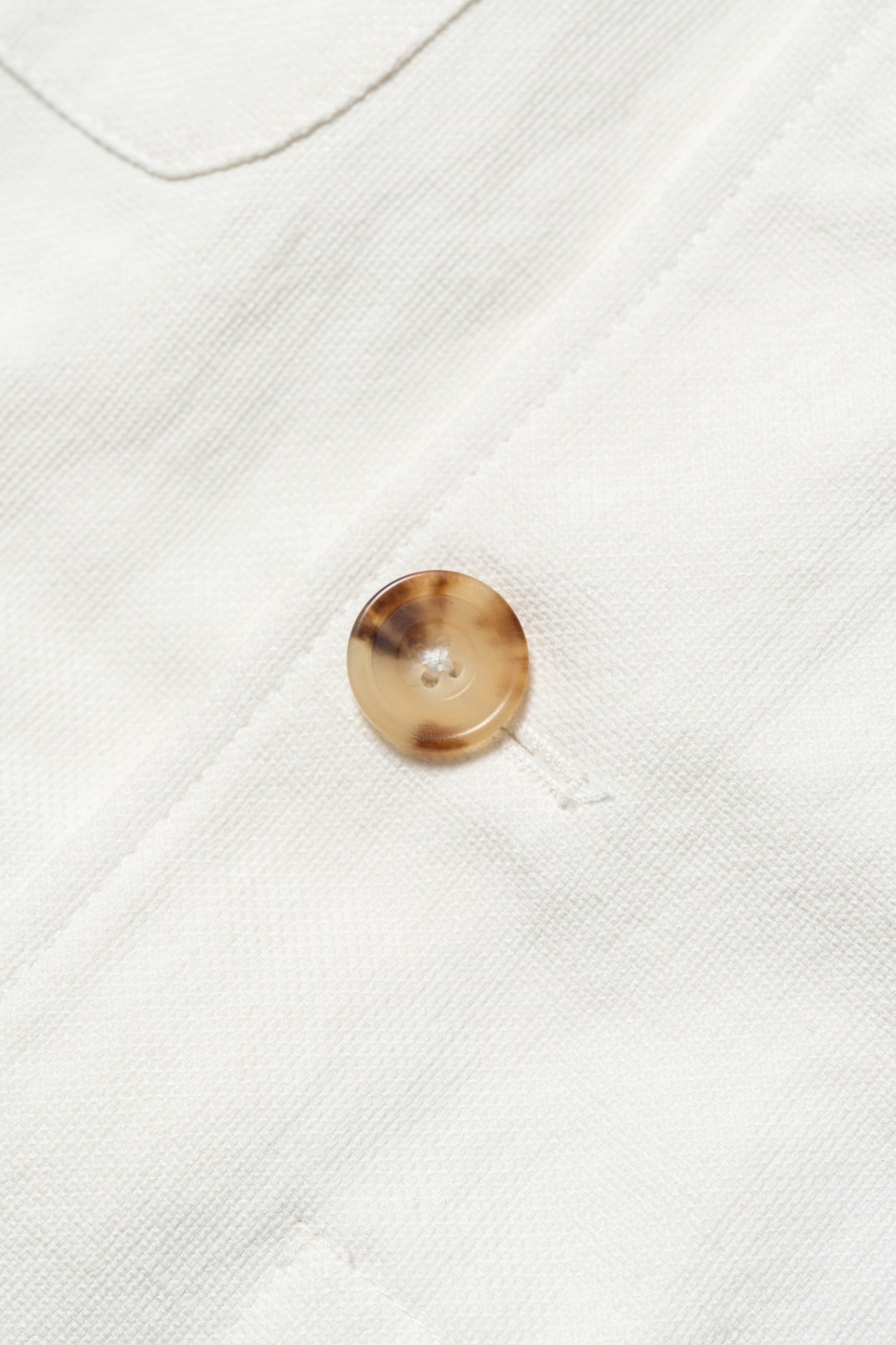 Beige Linen Cotton Safari Jacket