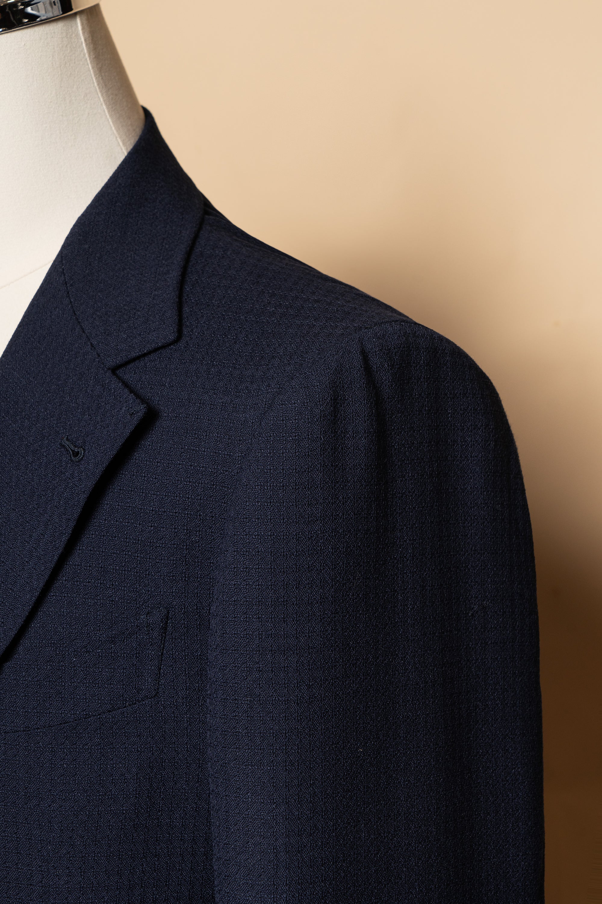 MTO Navy Alpaca Blazer Jacket #817