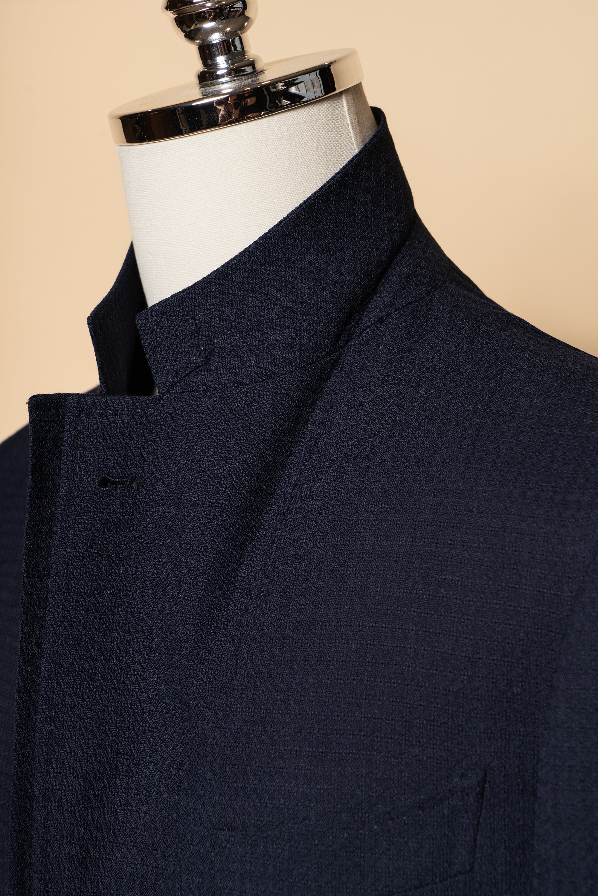 MTO Navy Alpaca Blazer Jacket #817