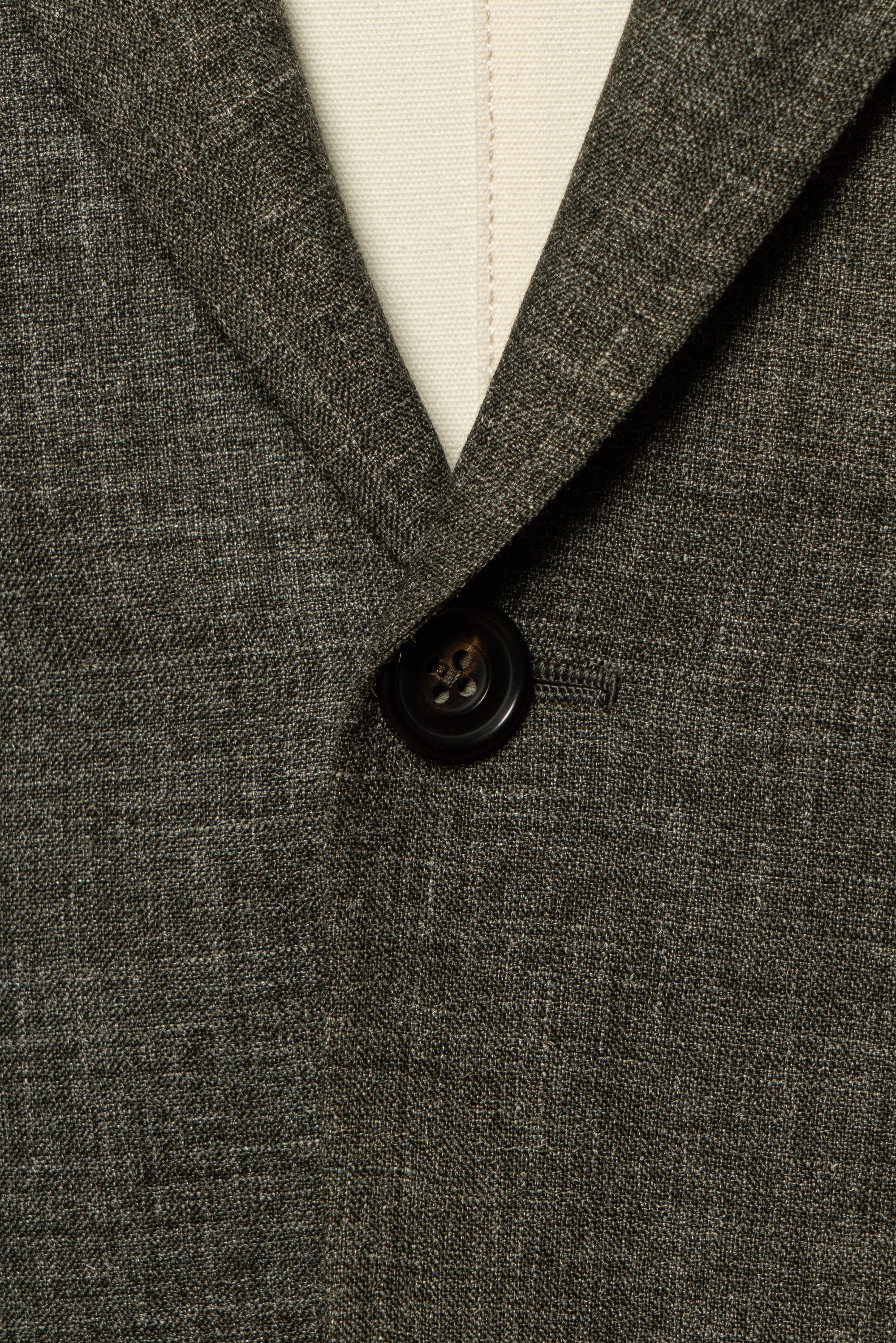 MTO Stone Green Wool Silk Nettle Jacket #806