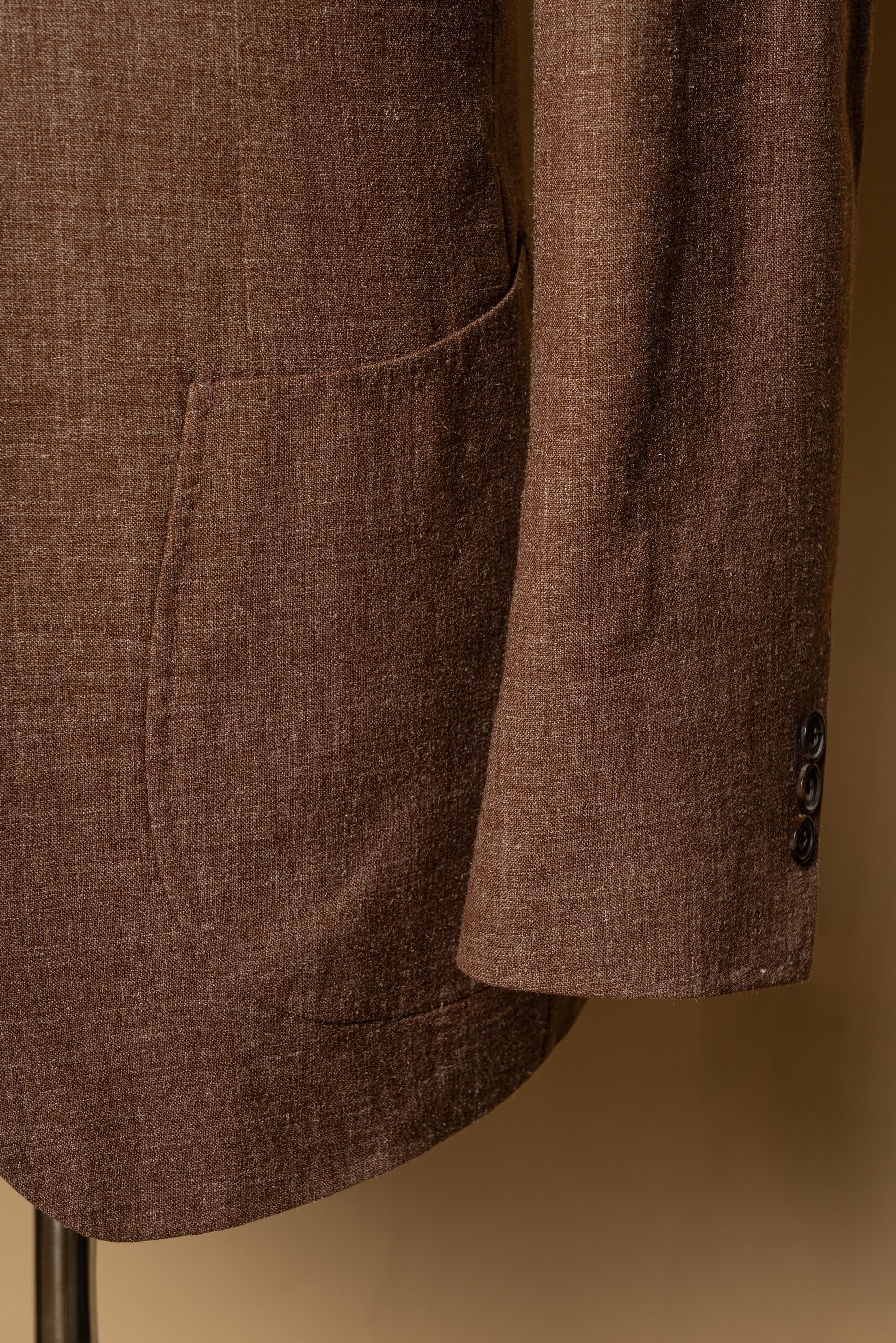 MTO Tangerine Wool Silk Nettle Jacket #805
