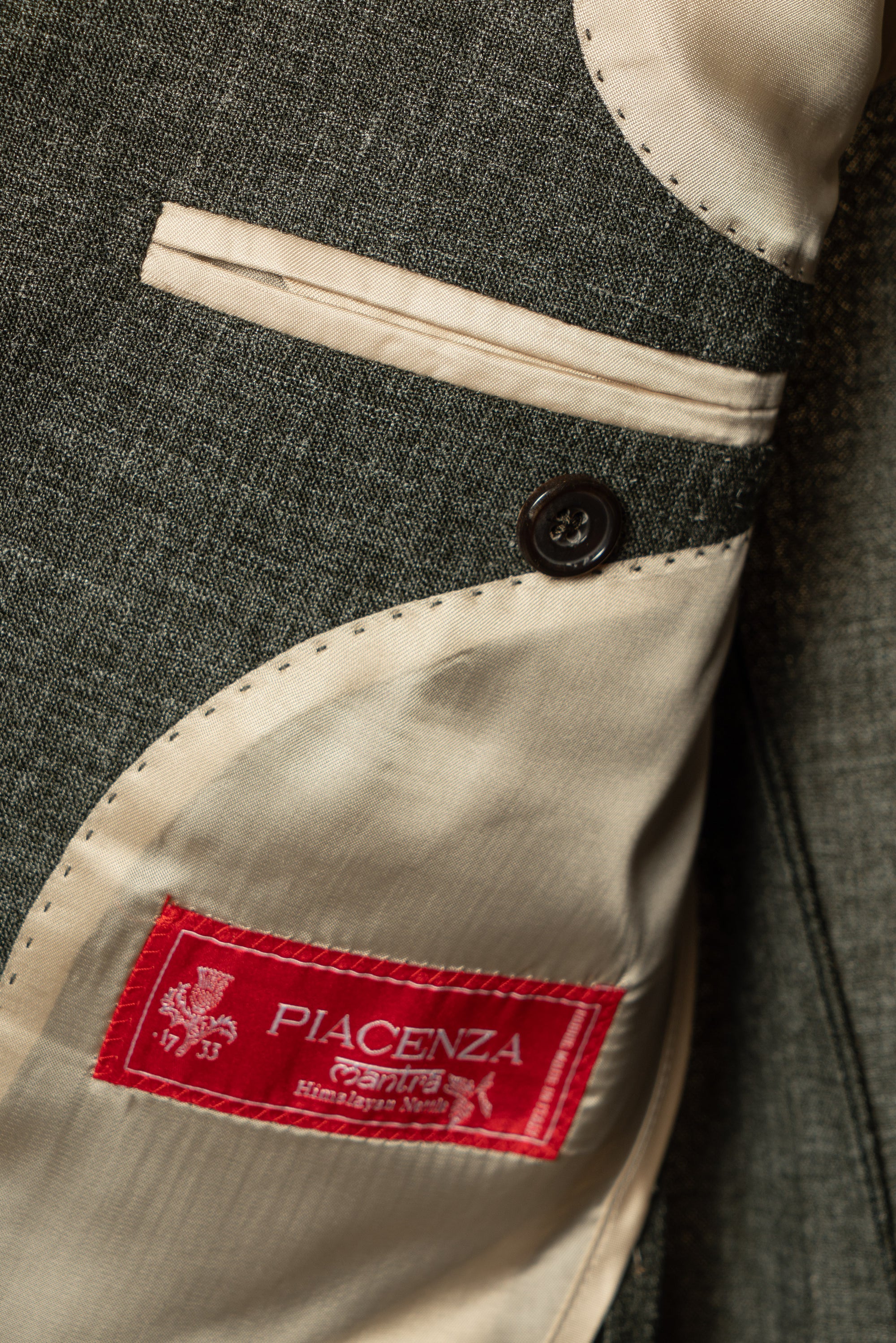 MTO Stone Green Wool Silk Nettle Jacket #806