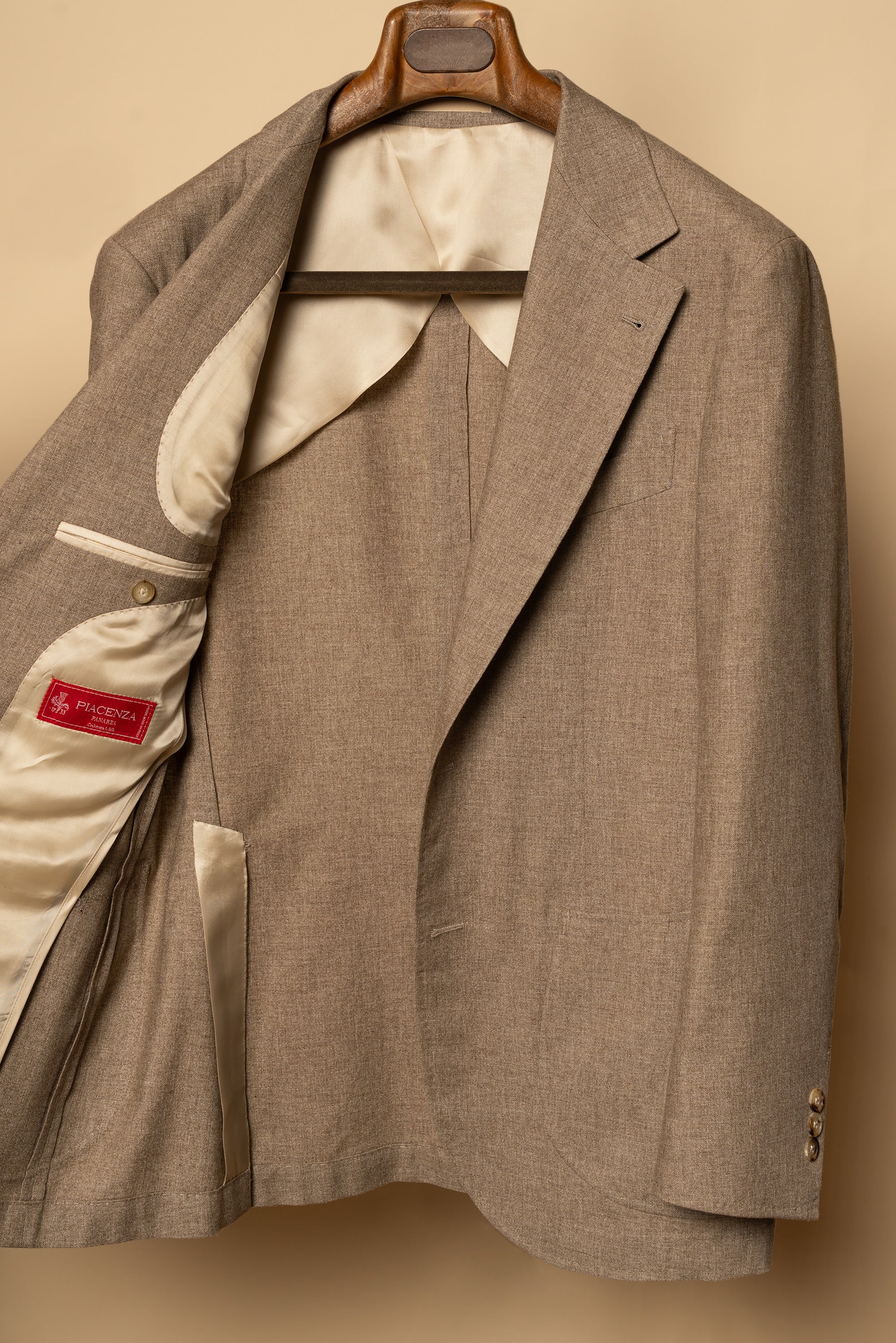 MTO Oatmeal Cashmere Silk Jacket #799