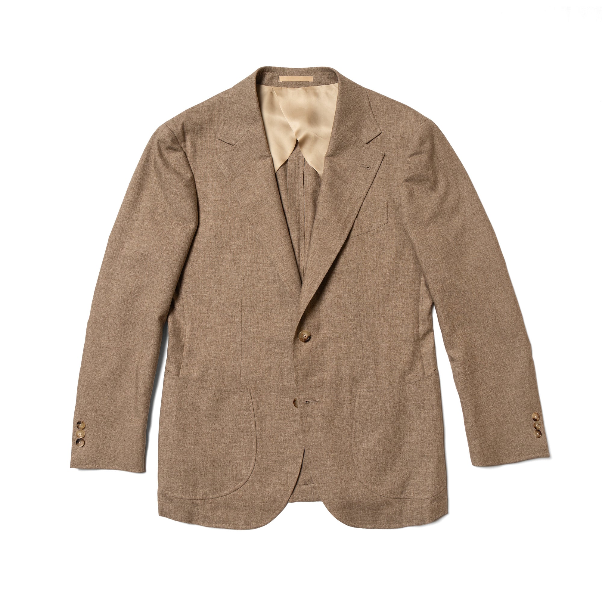 MTO Oatmeal Cashmere Silk Jacket #799