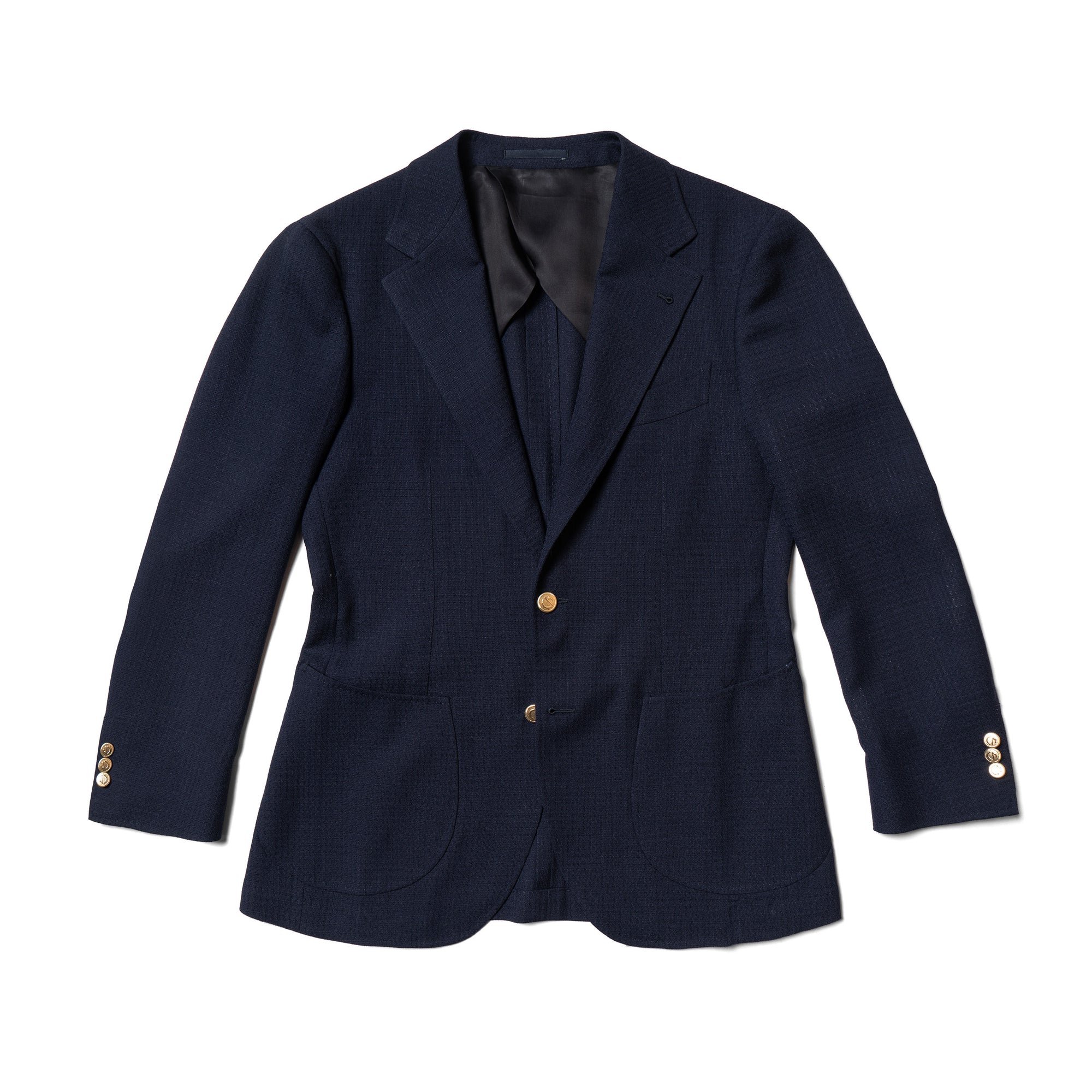MTO Navy Alpaca Blazer Jacket #817