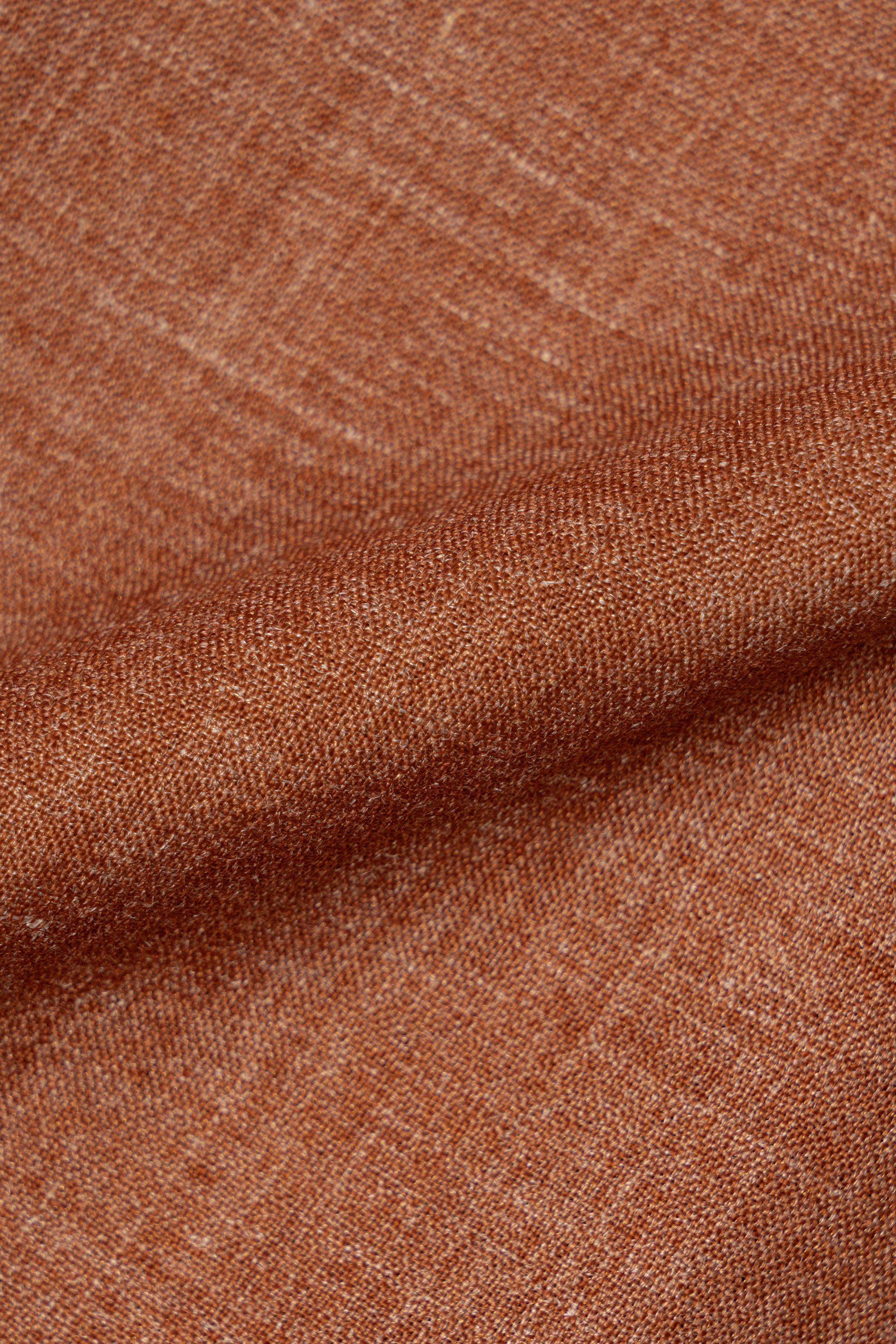 MTO Tangerine Melange Wool Silk Nettle Jacket #808