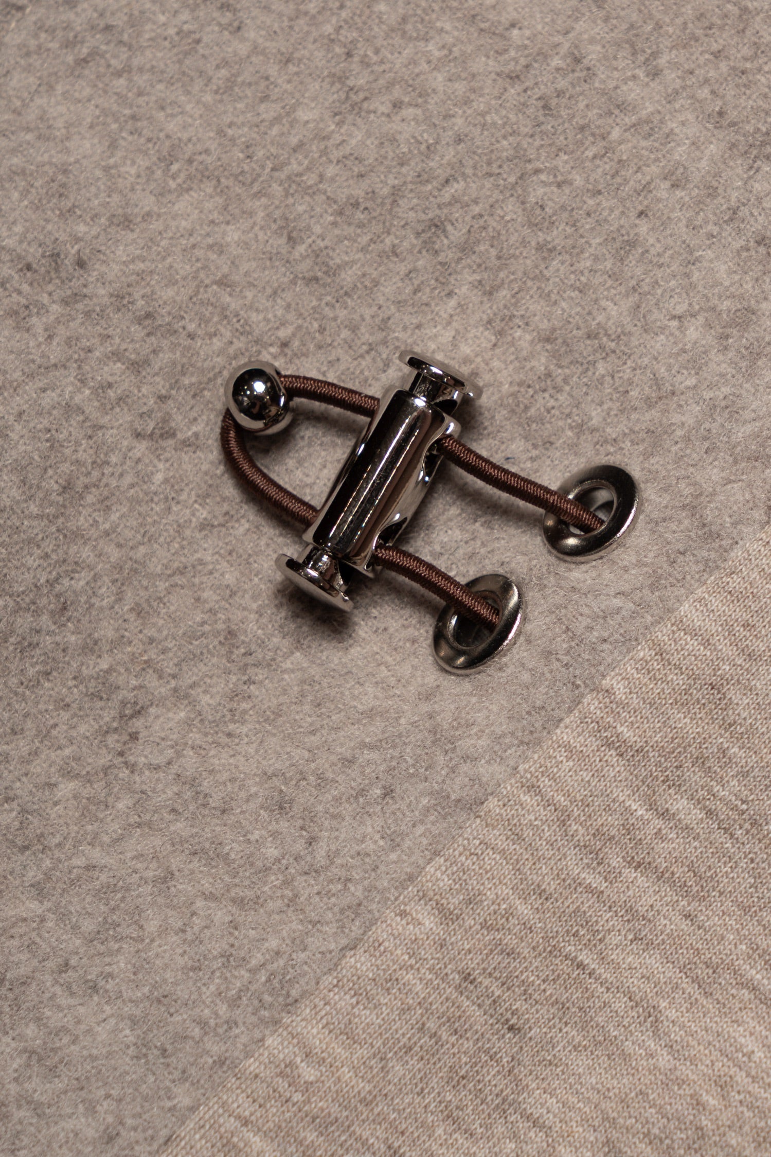 Taupe Wool Silk Flannel Teba Jacket #430